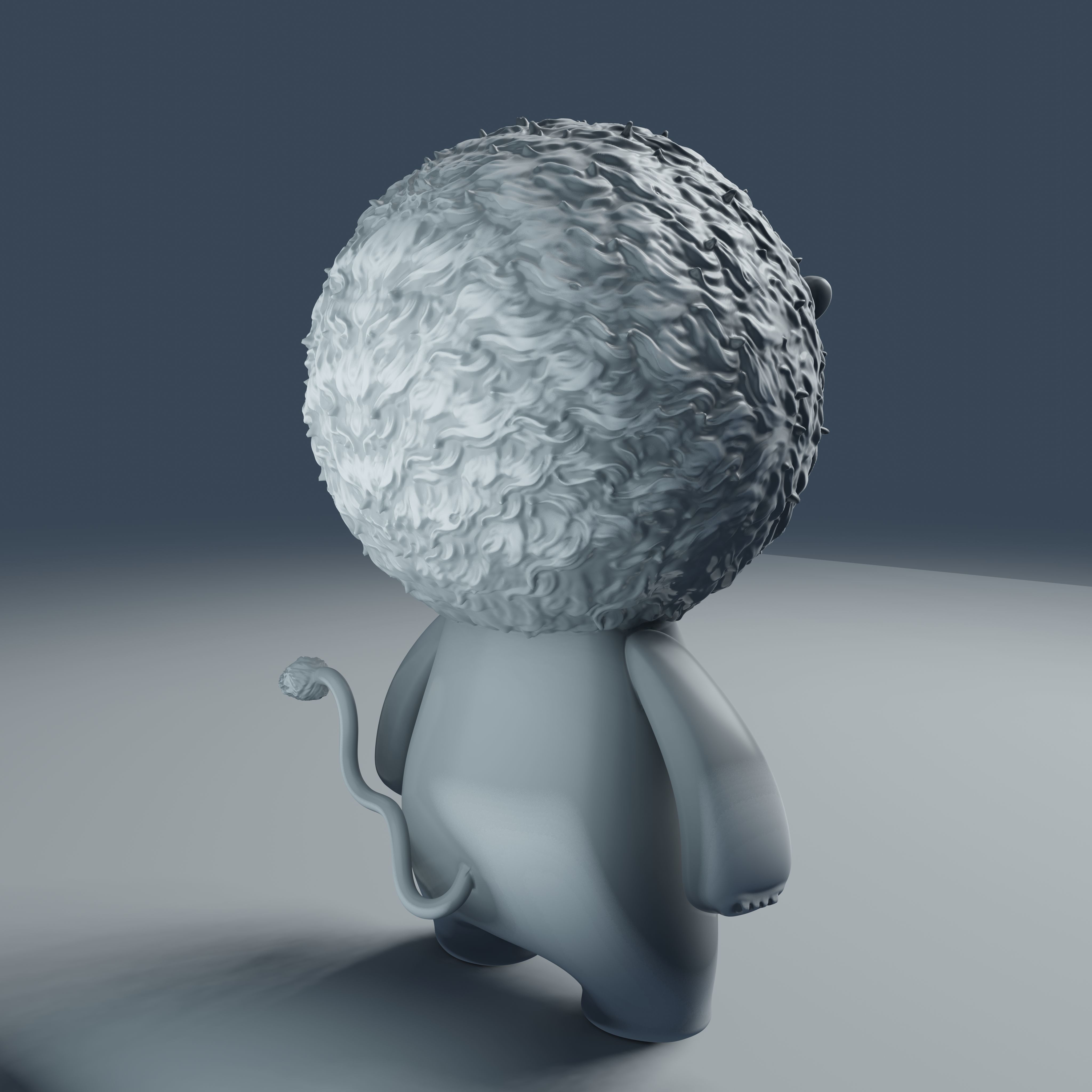 Little Lion - 3D Print Model 3D print model_17