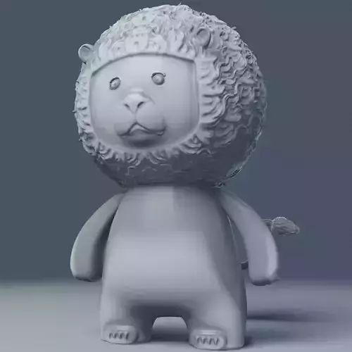 Little Lion - 3D Print Model
