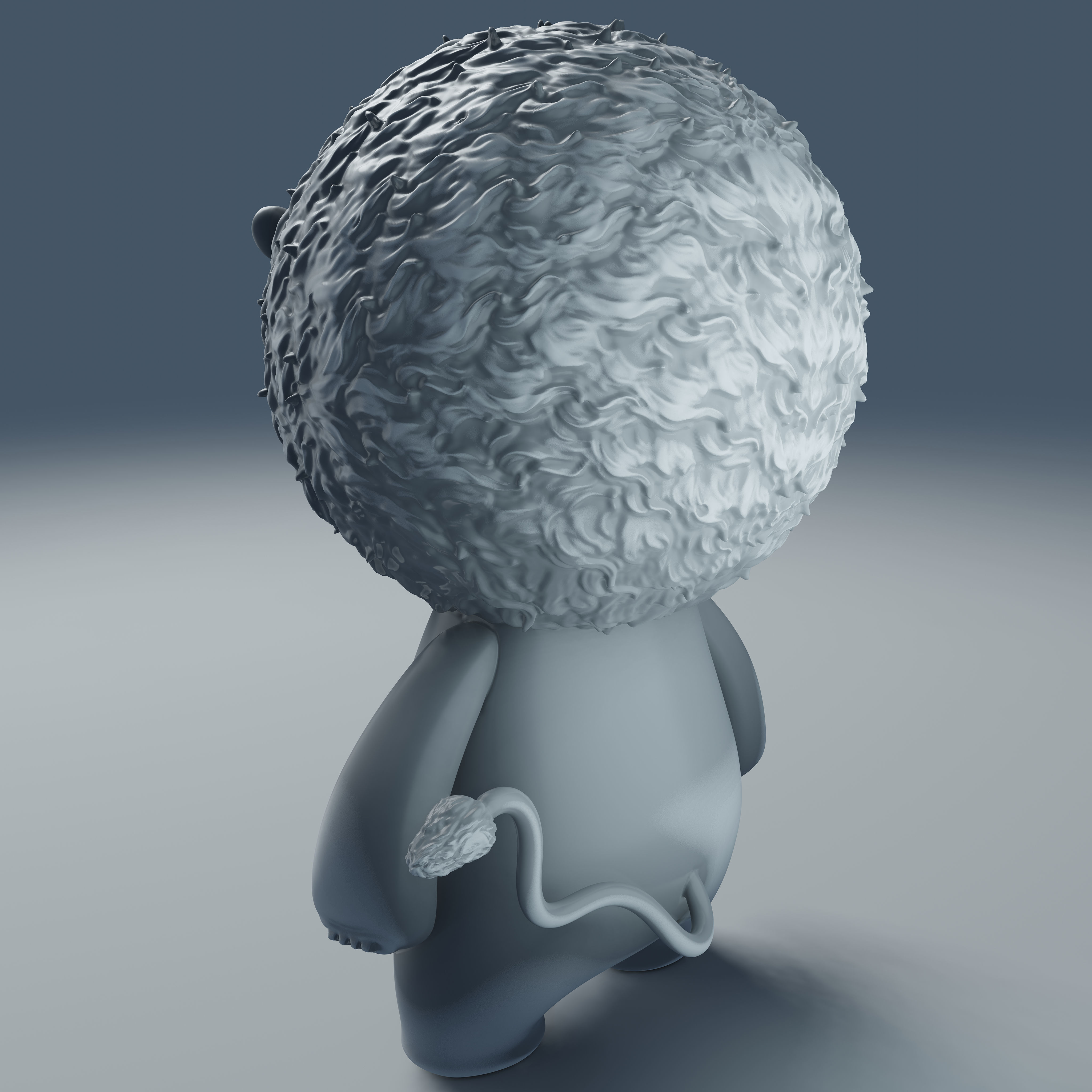 Little Lion - 3D Print Model 3D print model_4
