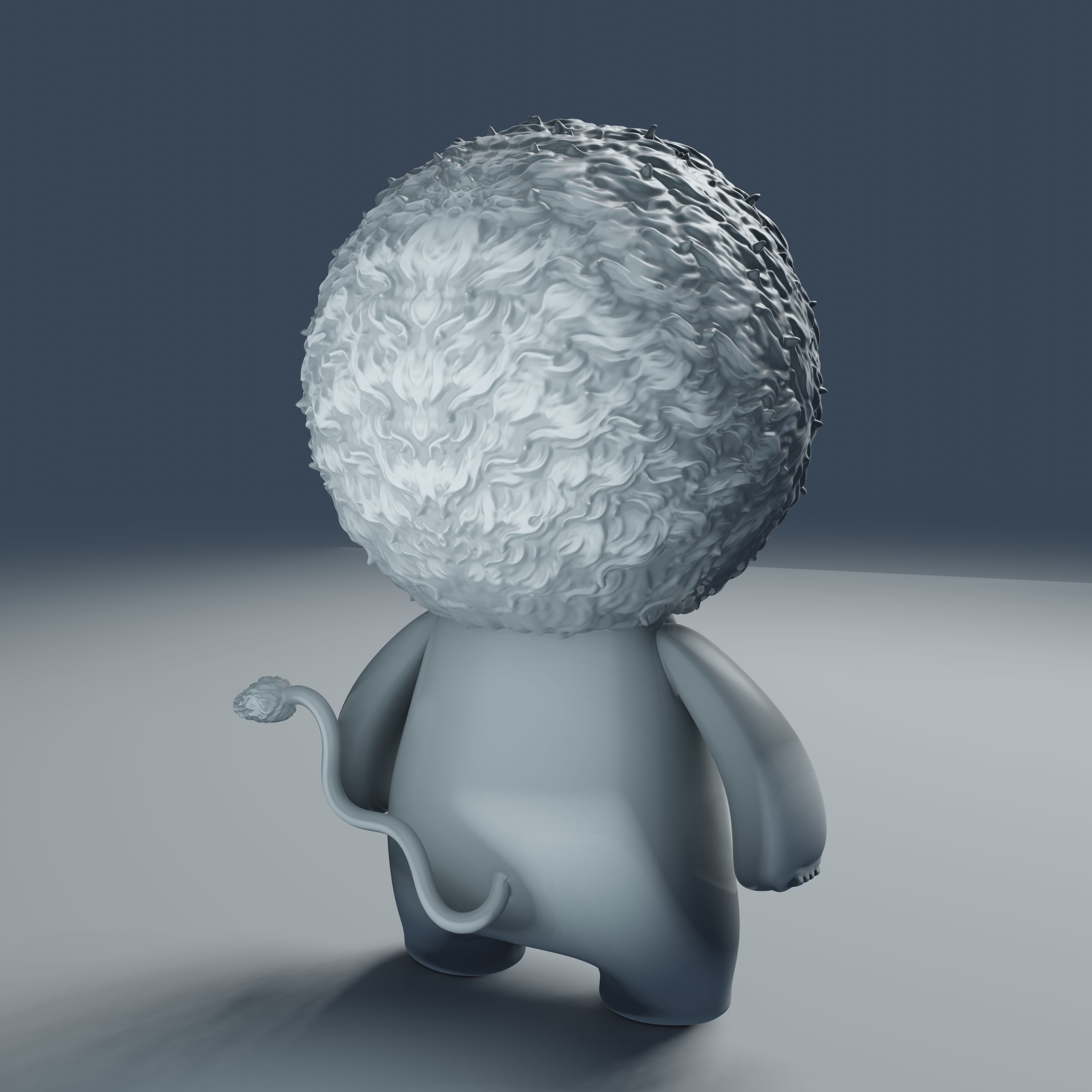 Little Lion - 3D Print Model 3D print model_26