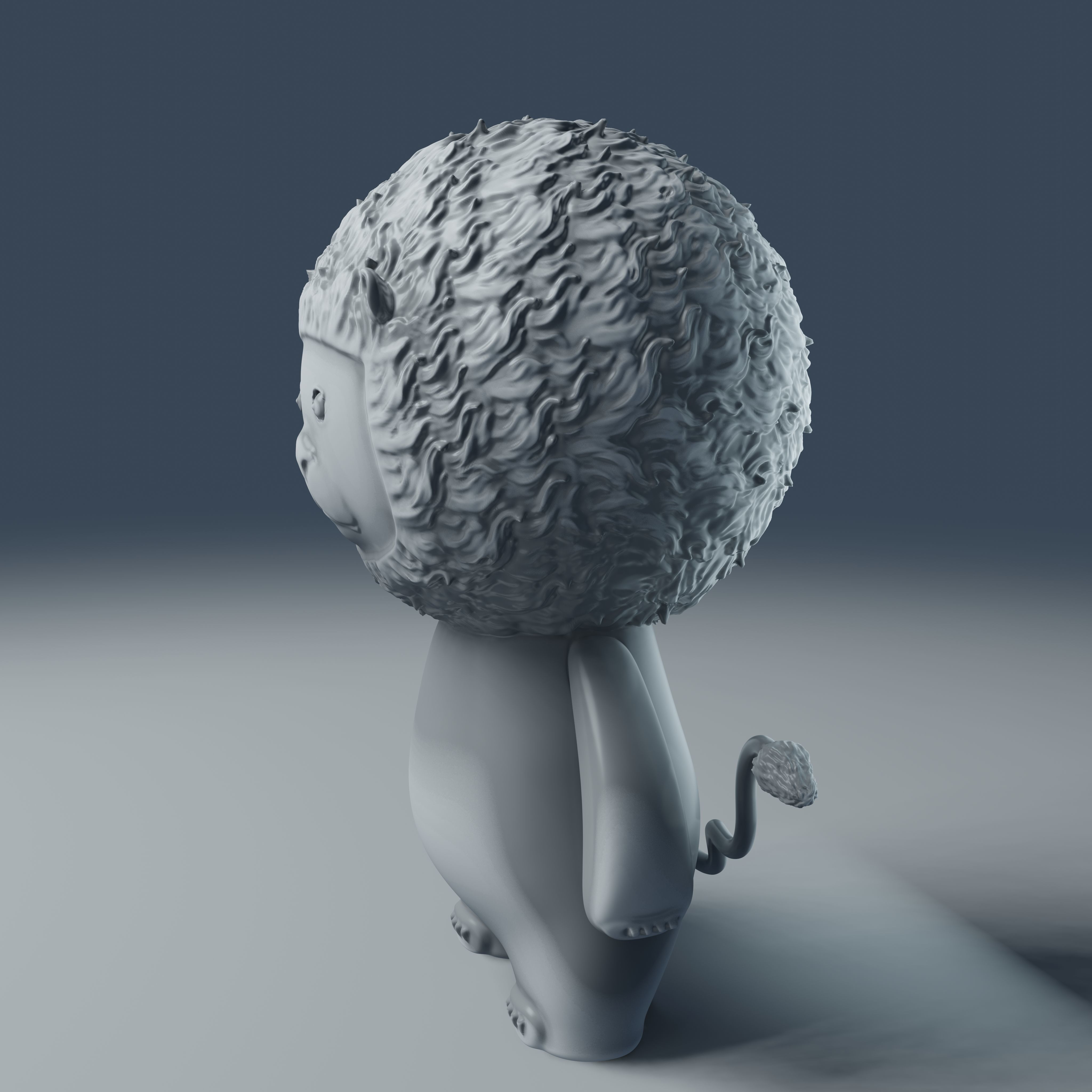 Little Lion - 3D Print Model 3D print model_38