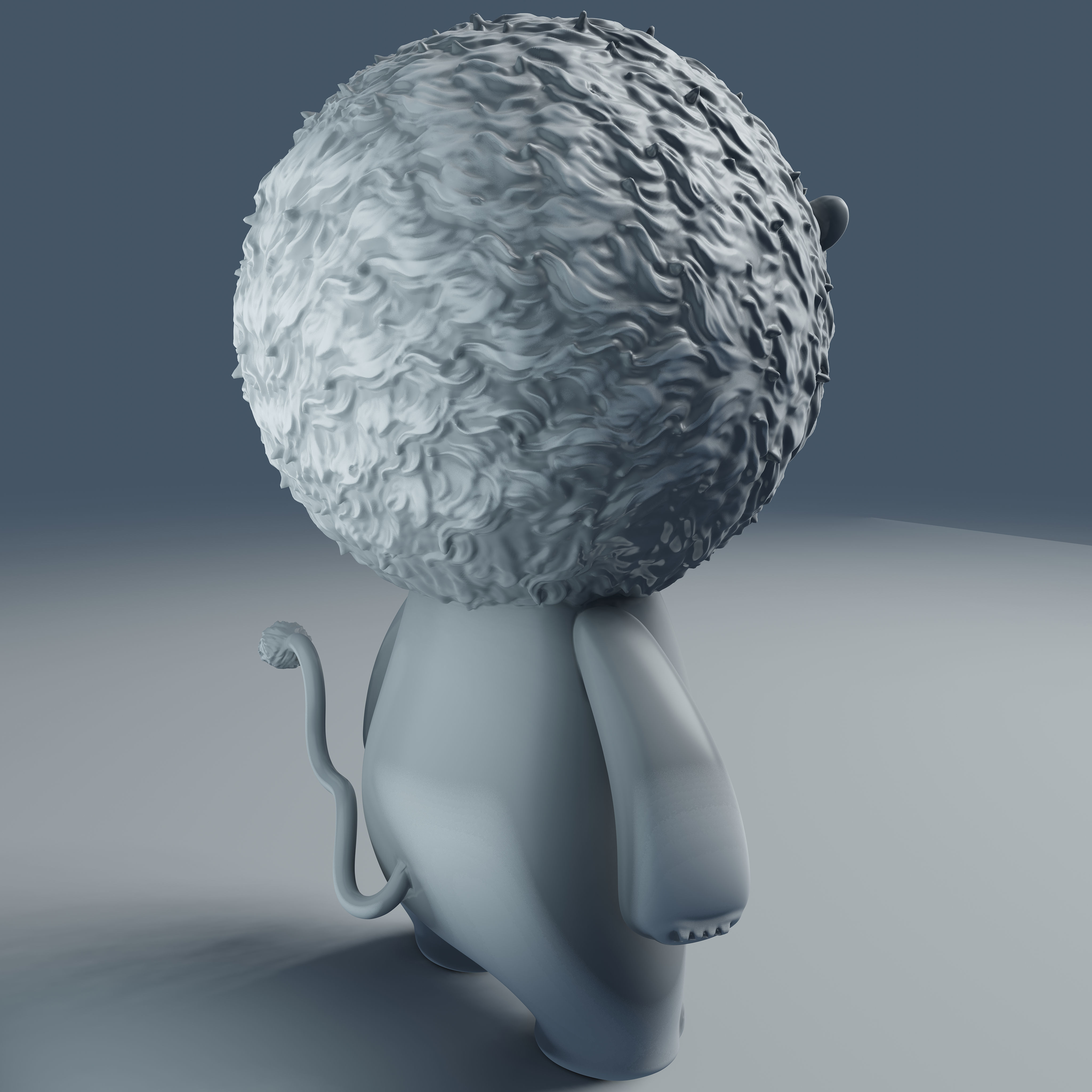 Little Lion - 3D Print Model 3D print model_9