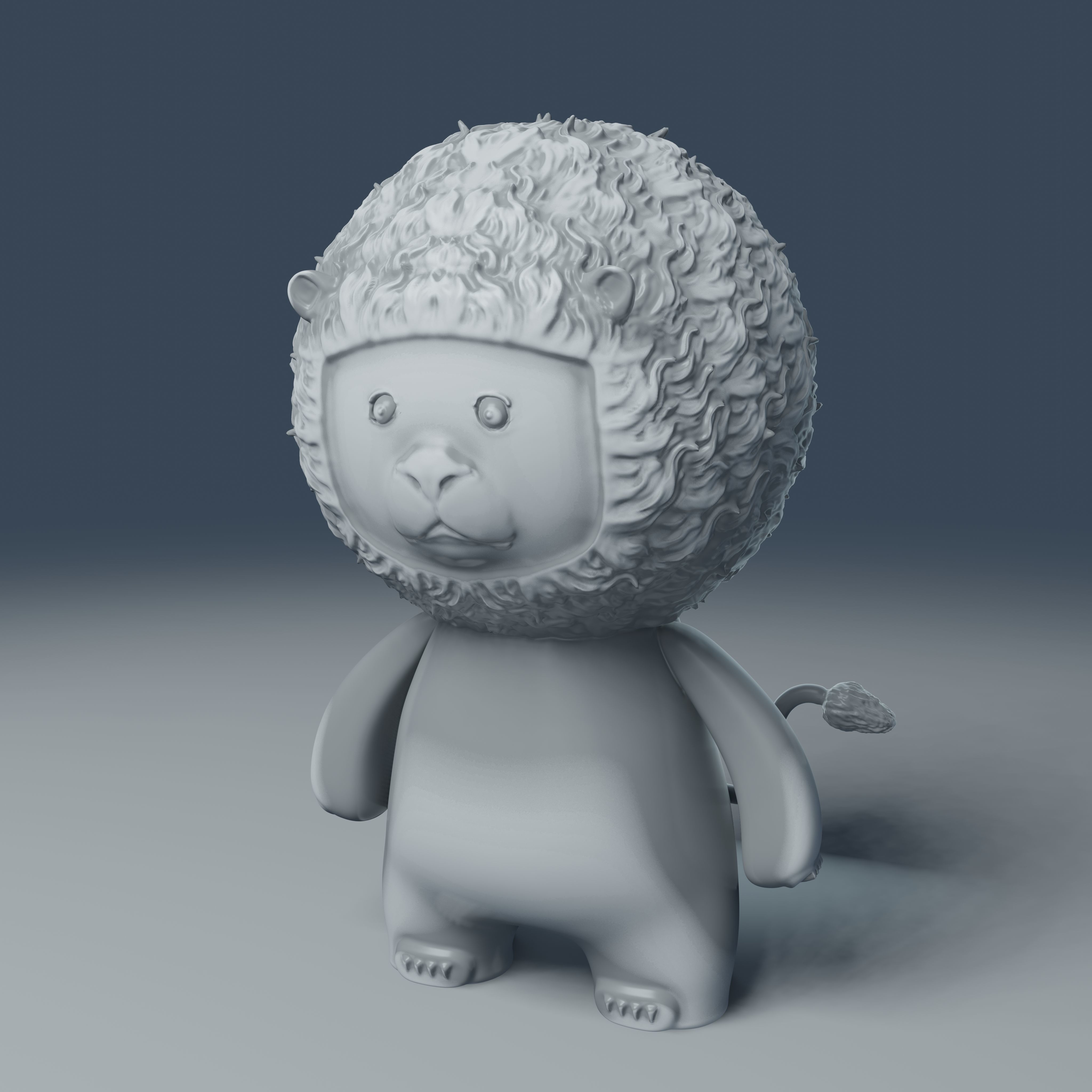 Little Lion - 3D Print Model 3D print model_21
