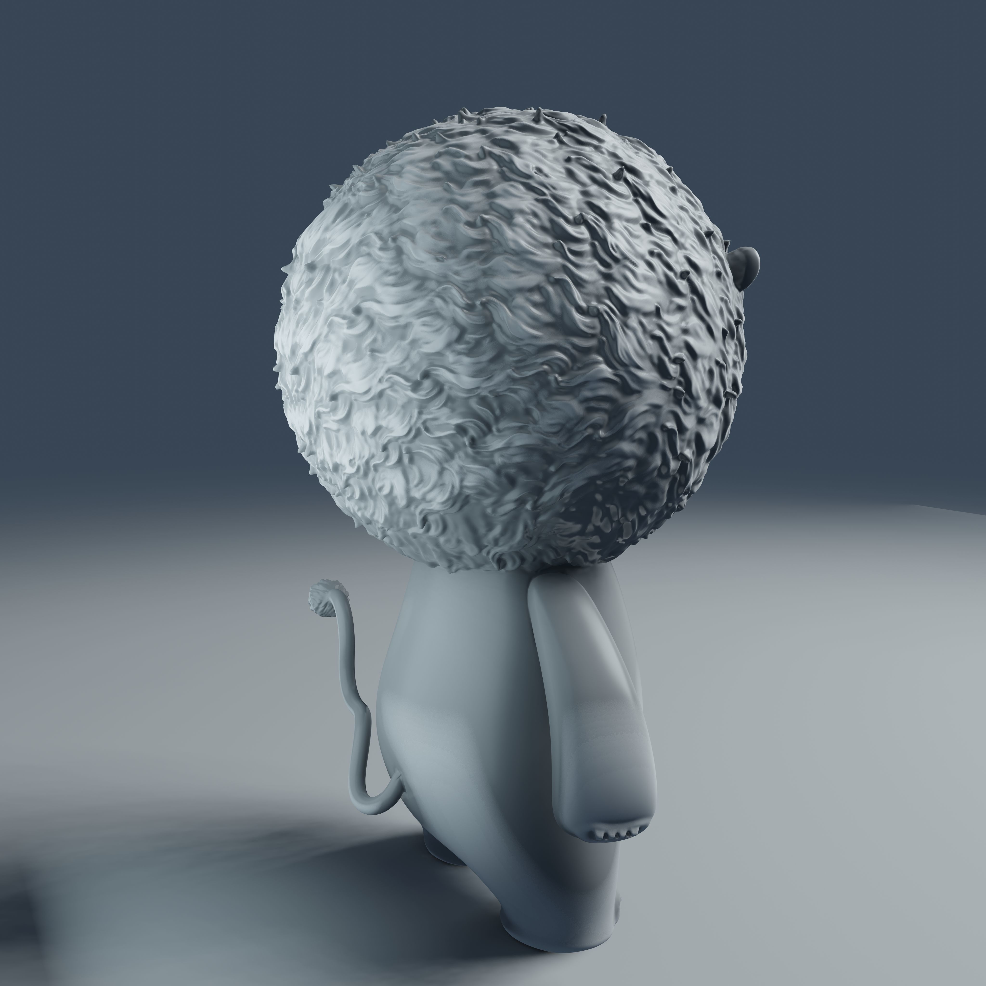 Little Lion - 3D Print Model 3D print model_35