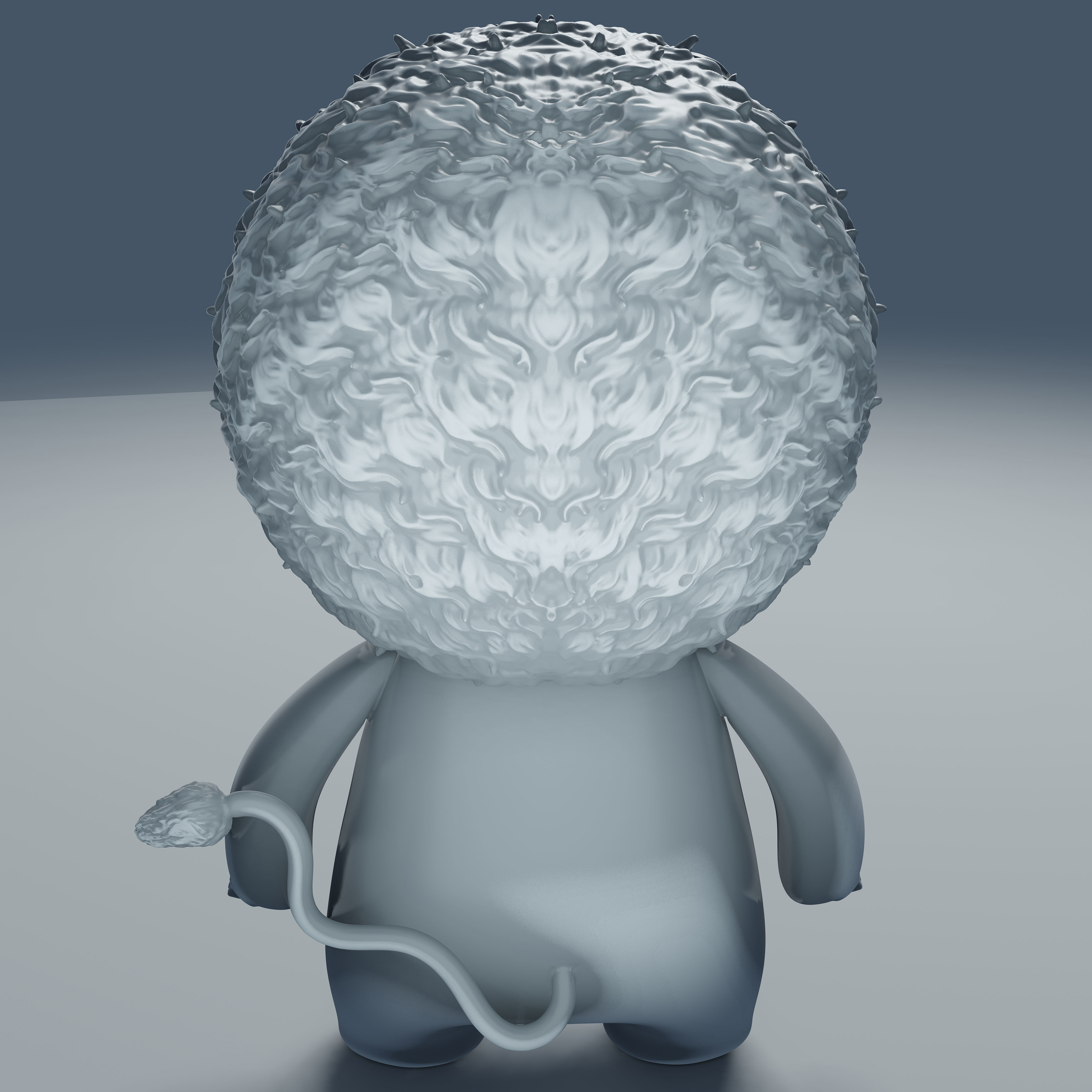 Little Lion - 3D Print Model 3D print model_5