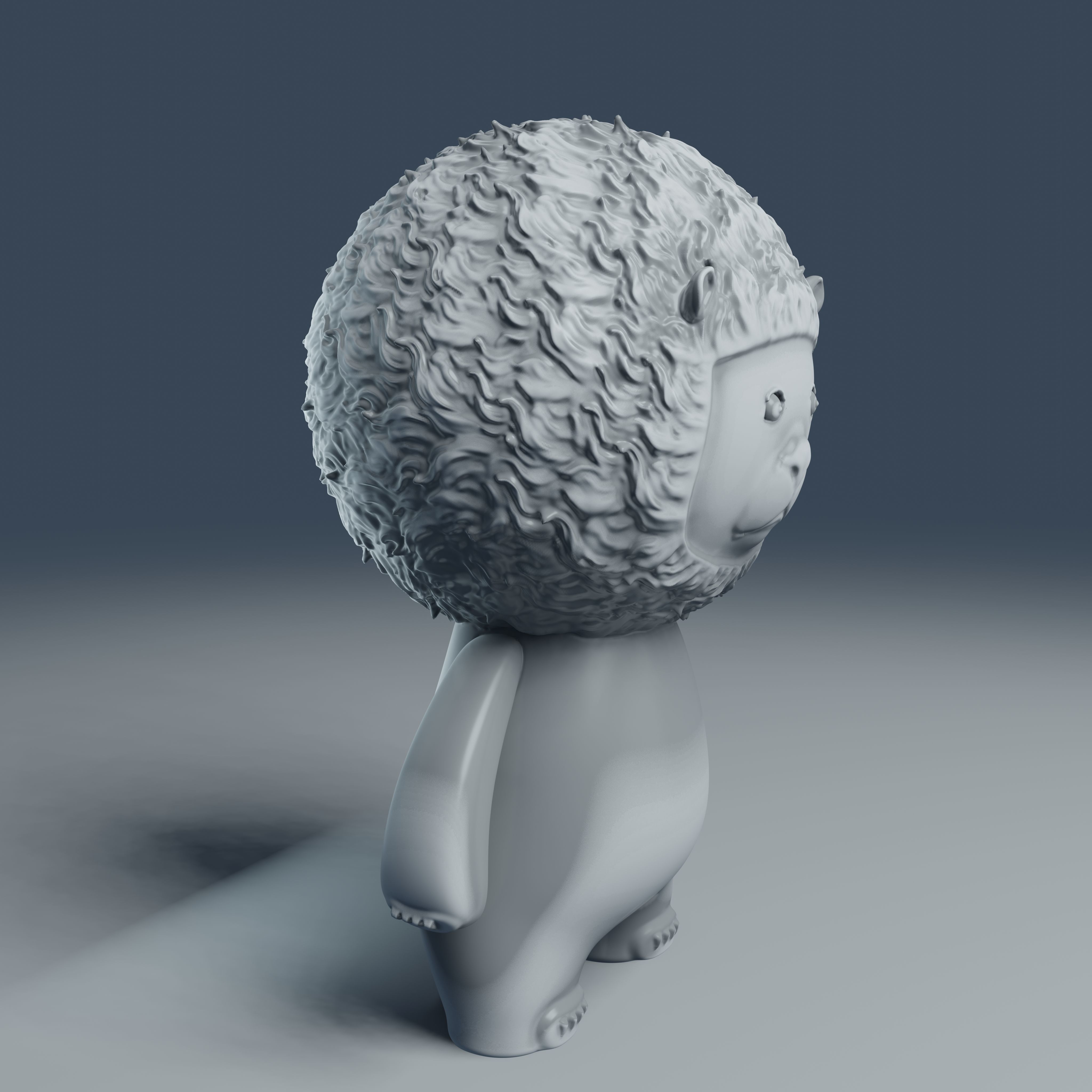 Little Lion - 3D Print Model 3D print model_10