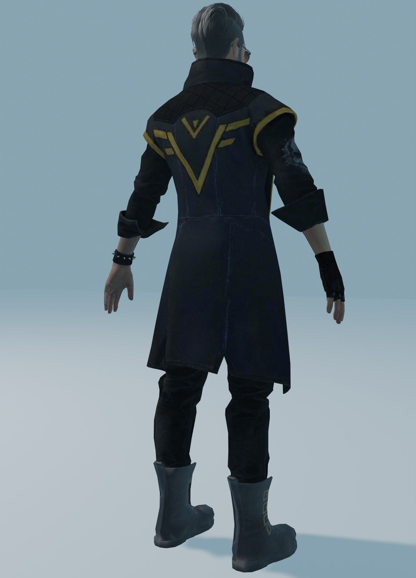 garena free fire DJalok 3d model Free low-poly 3D model_42