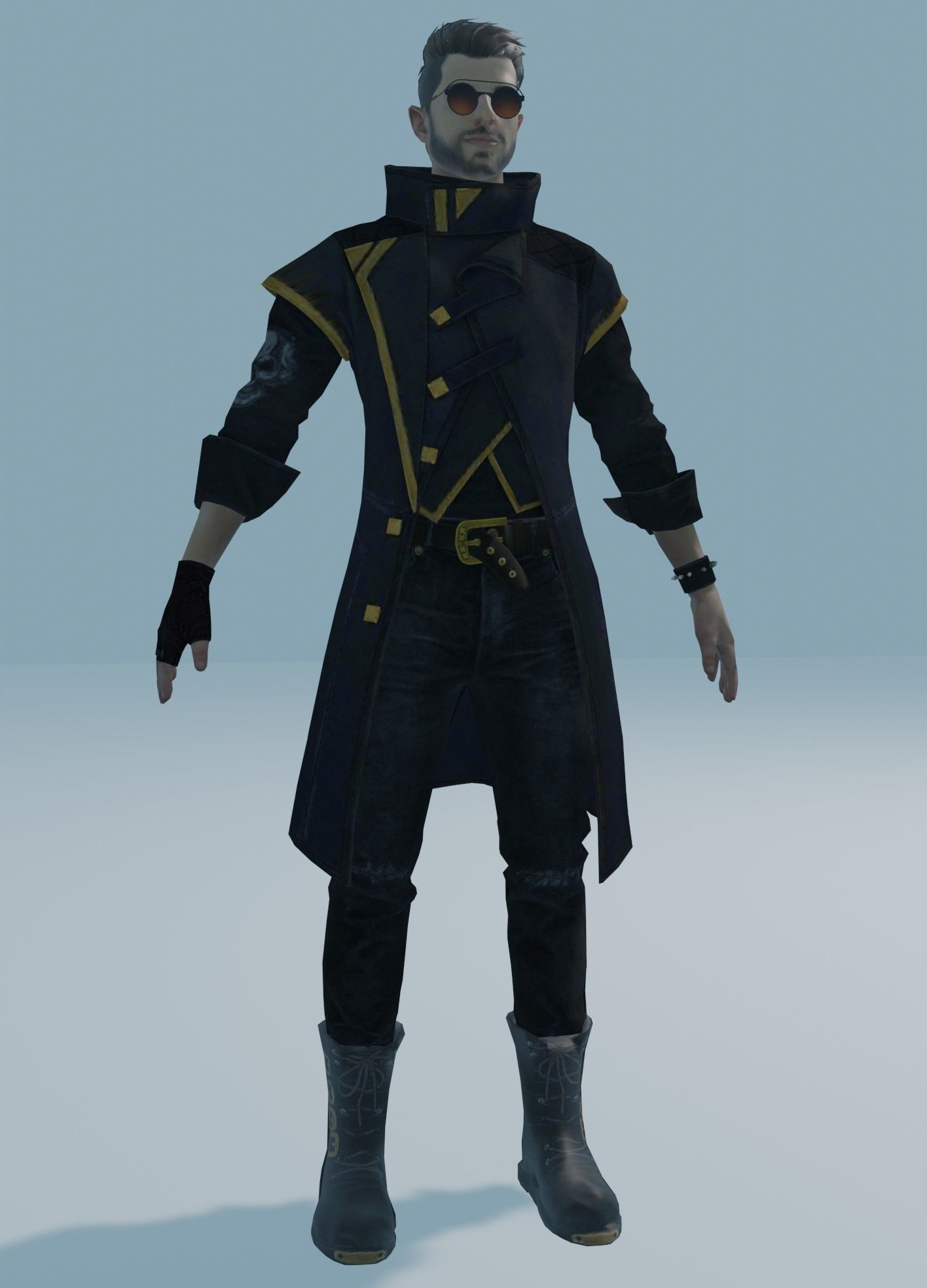 garena free fire DJalok 3d model Free low-poly 3D model_5