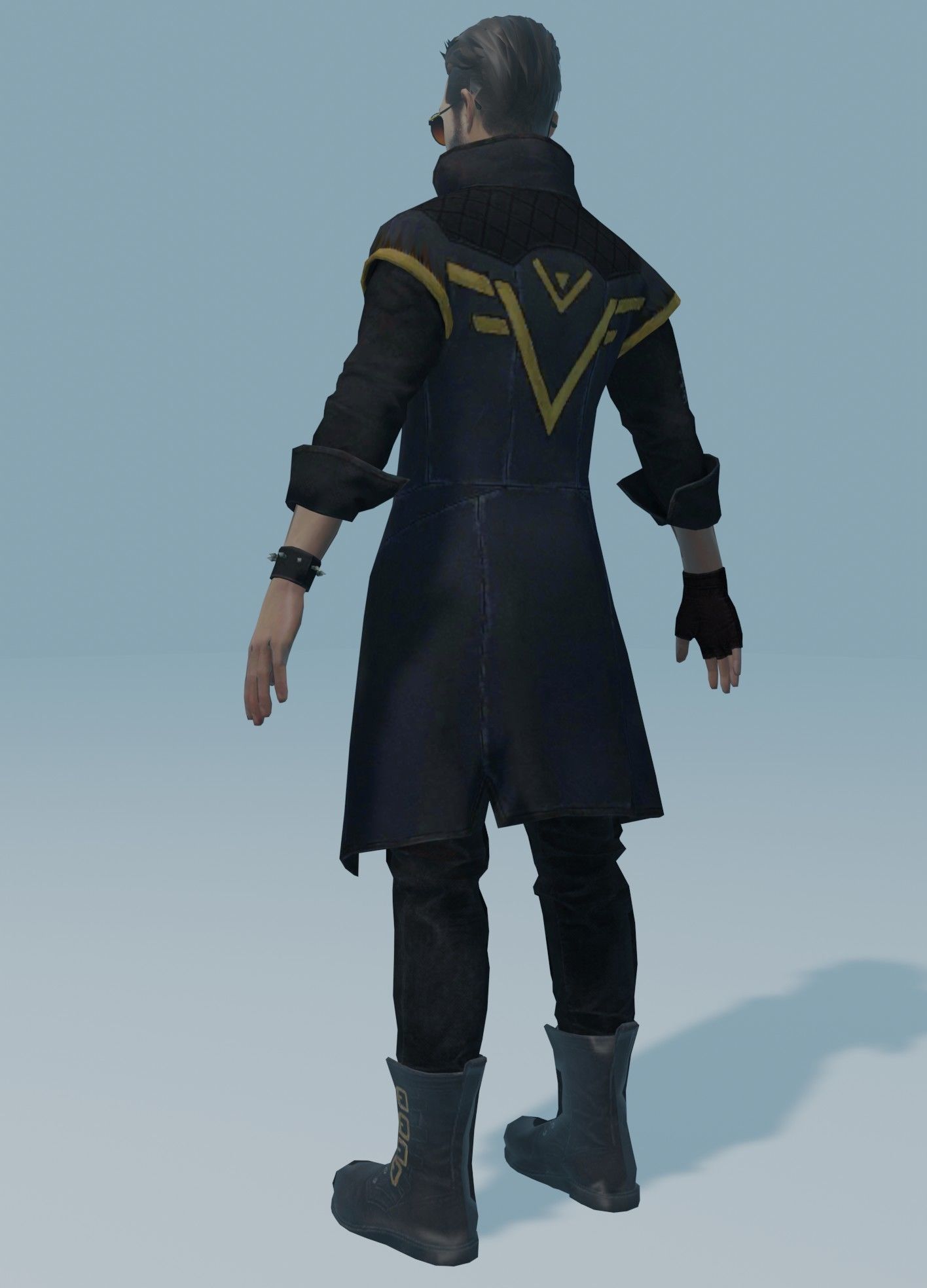 garena free fire DJalok 3d model Free low-poly 3D model_62