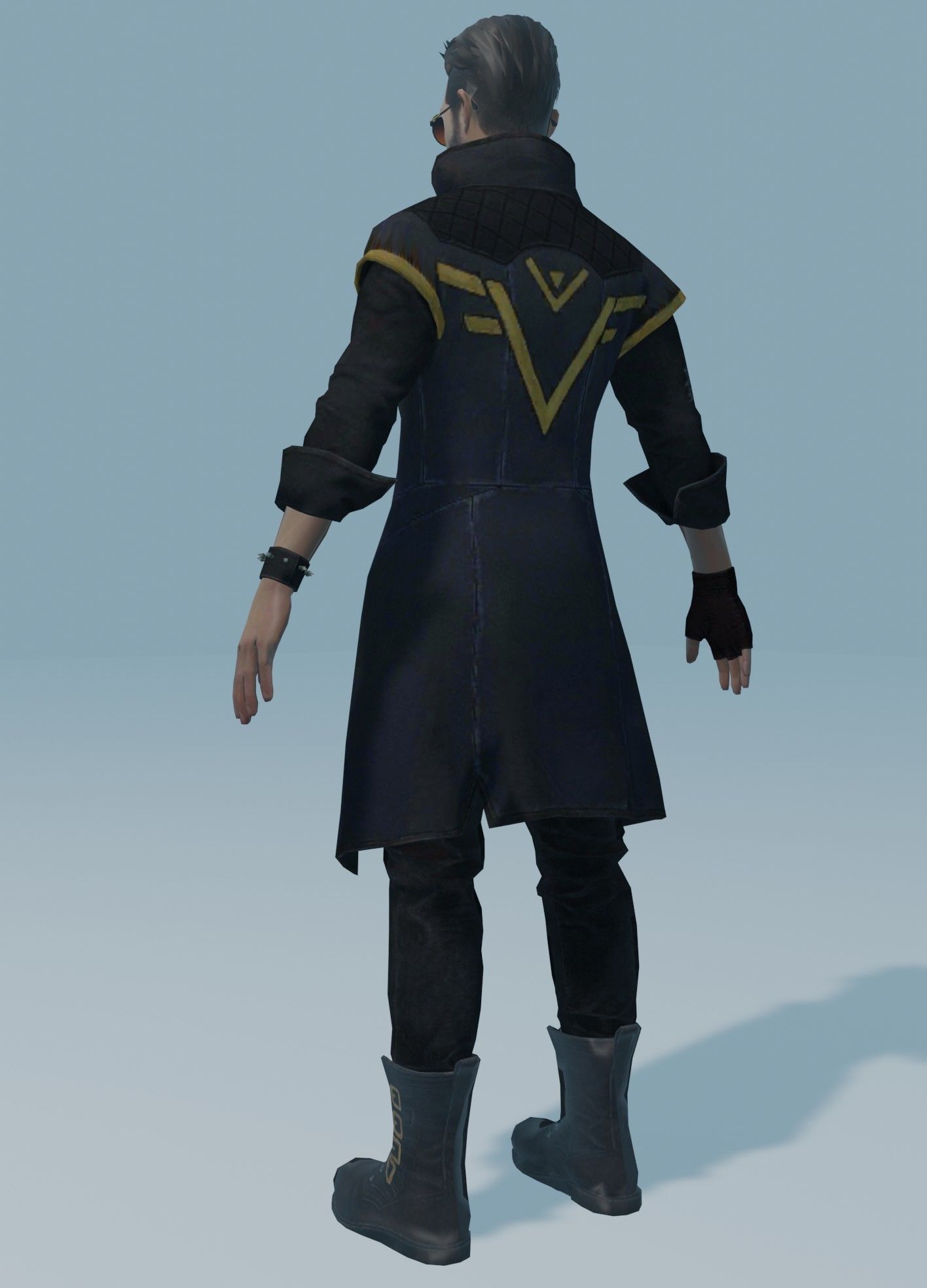 garena free fire DJalok 3d model Free low-poly 3D model_61