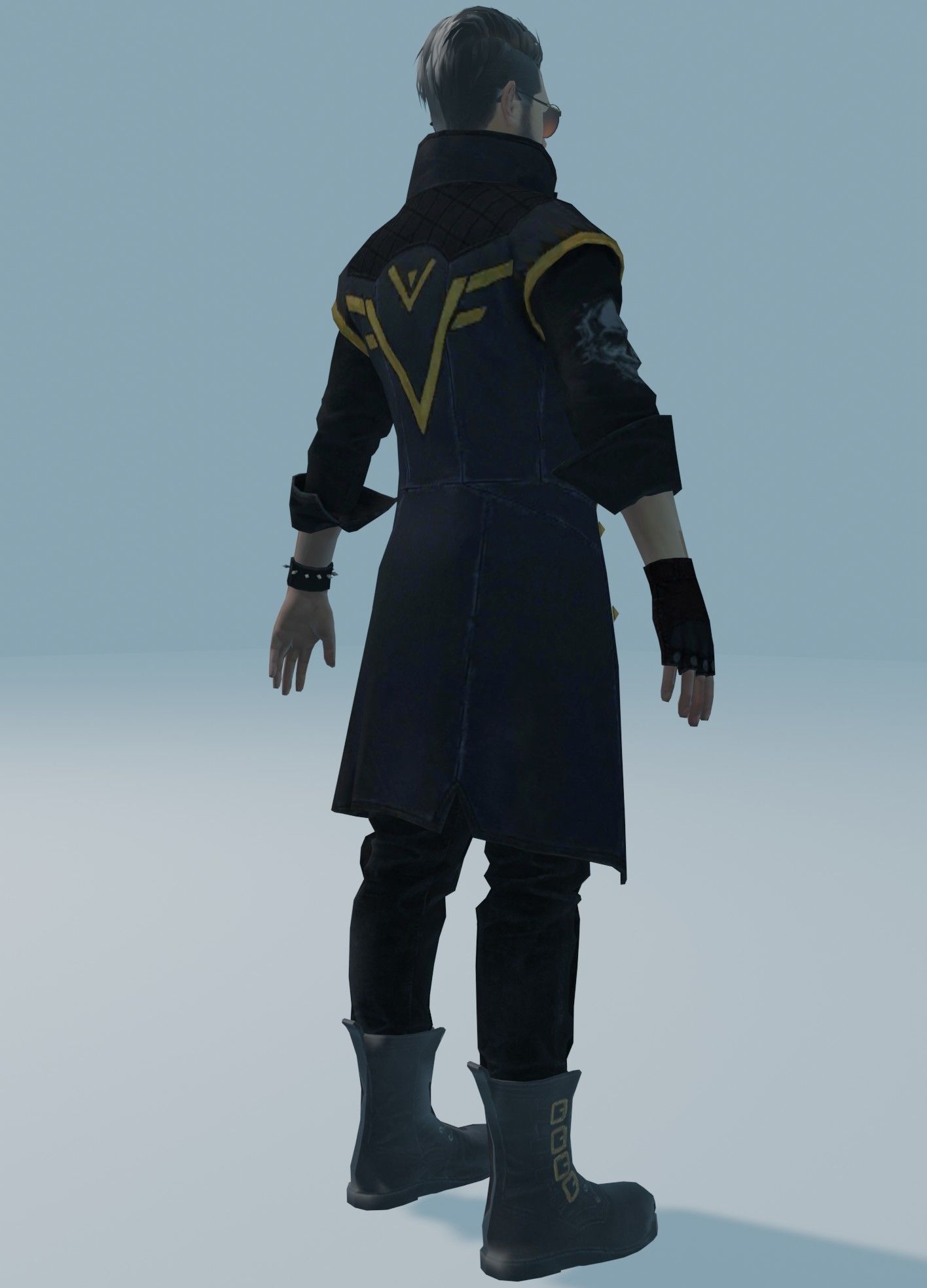 garena free fire DJalok 3d model Free low-poly 3D model_38