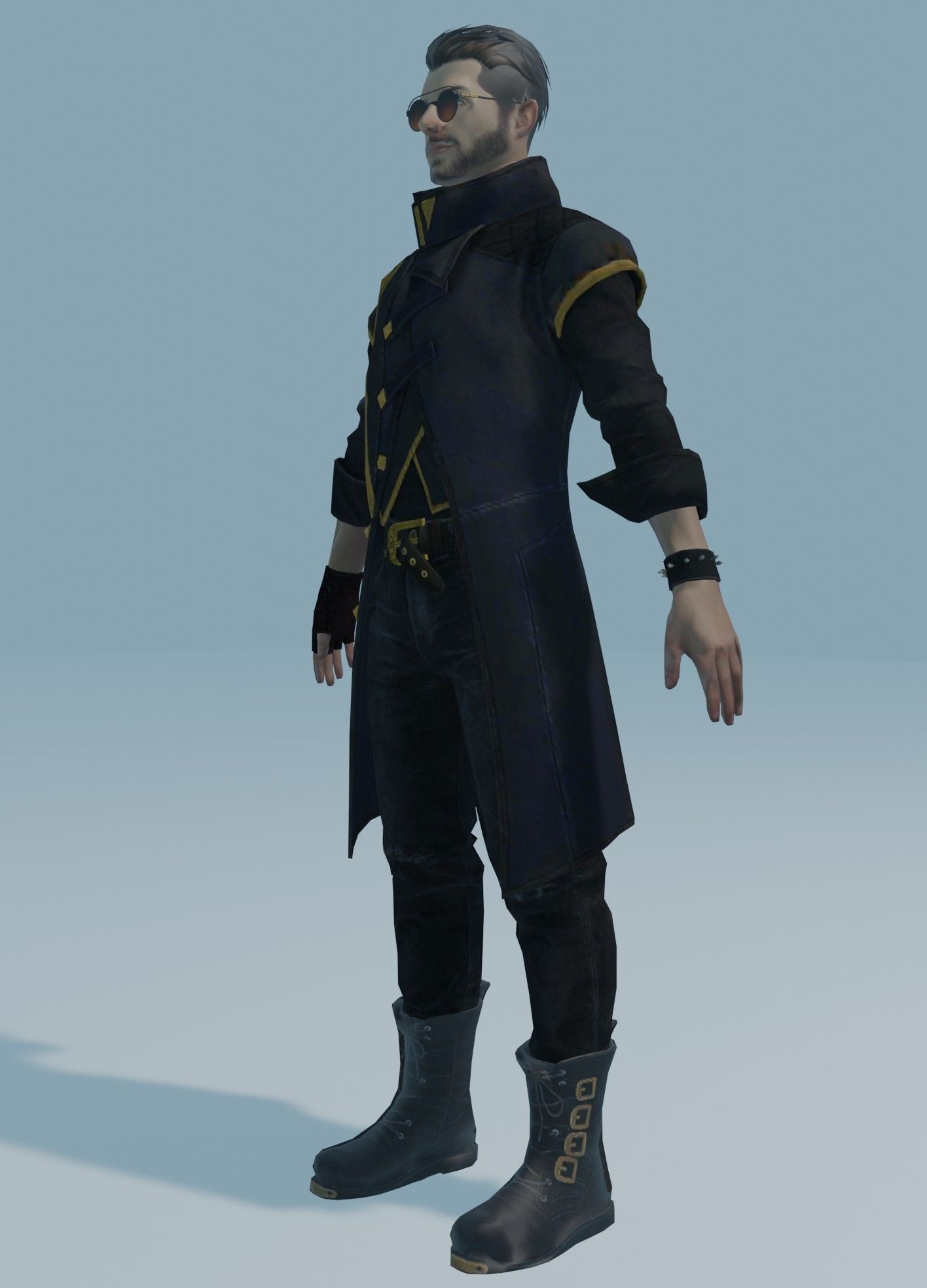 garena free fire DJalok 3d model Free low-poly 3D model_88