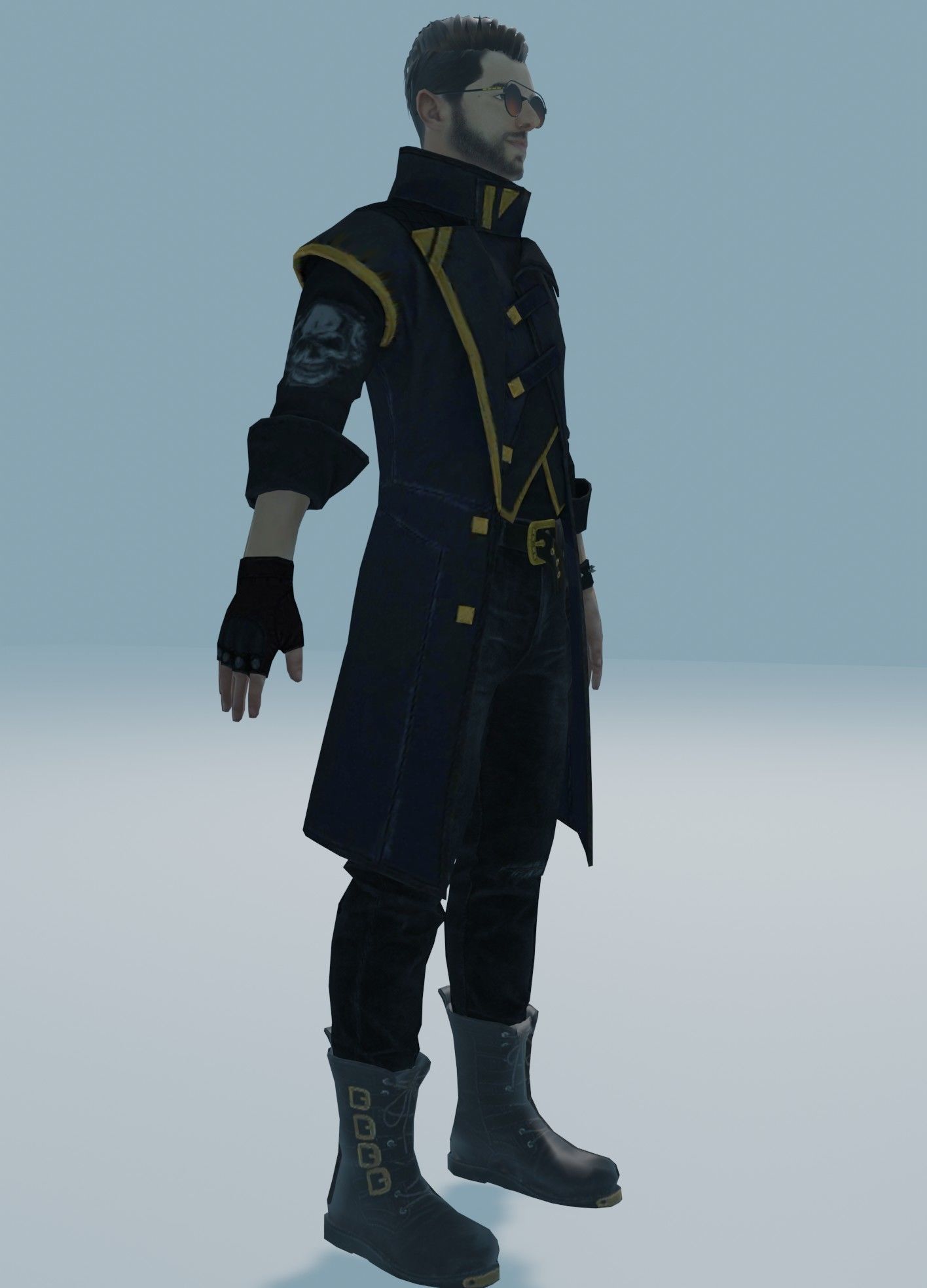 garena free fire DJalok 3d model Free low-poly 3D model_17