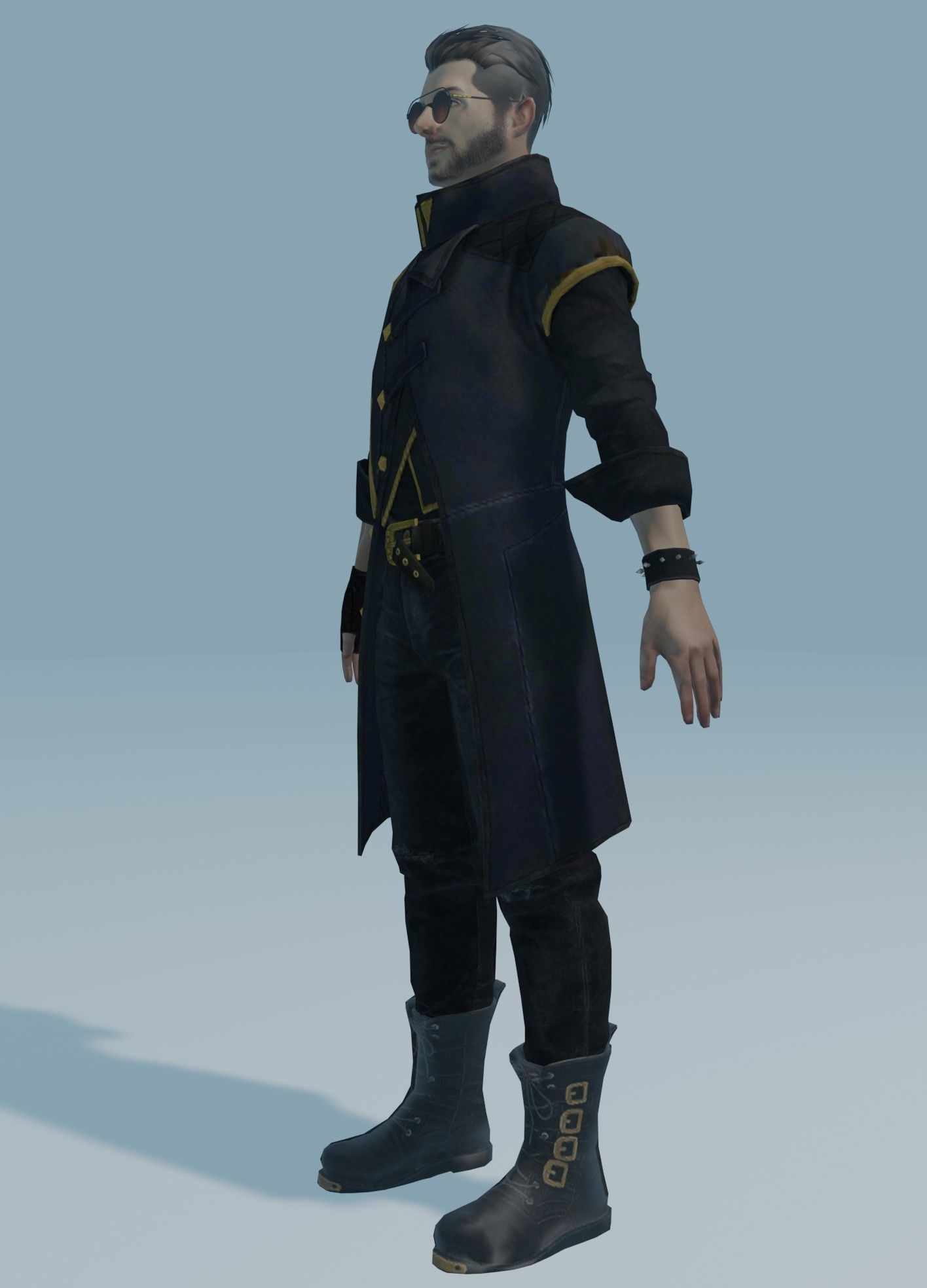 garena free fire DJalok 3d model Free low-poly 3D model_86