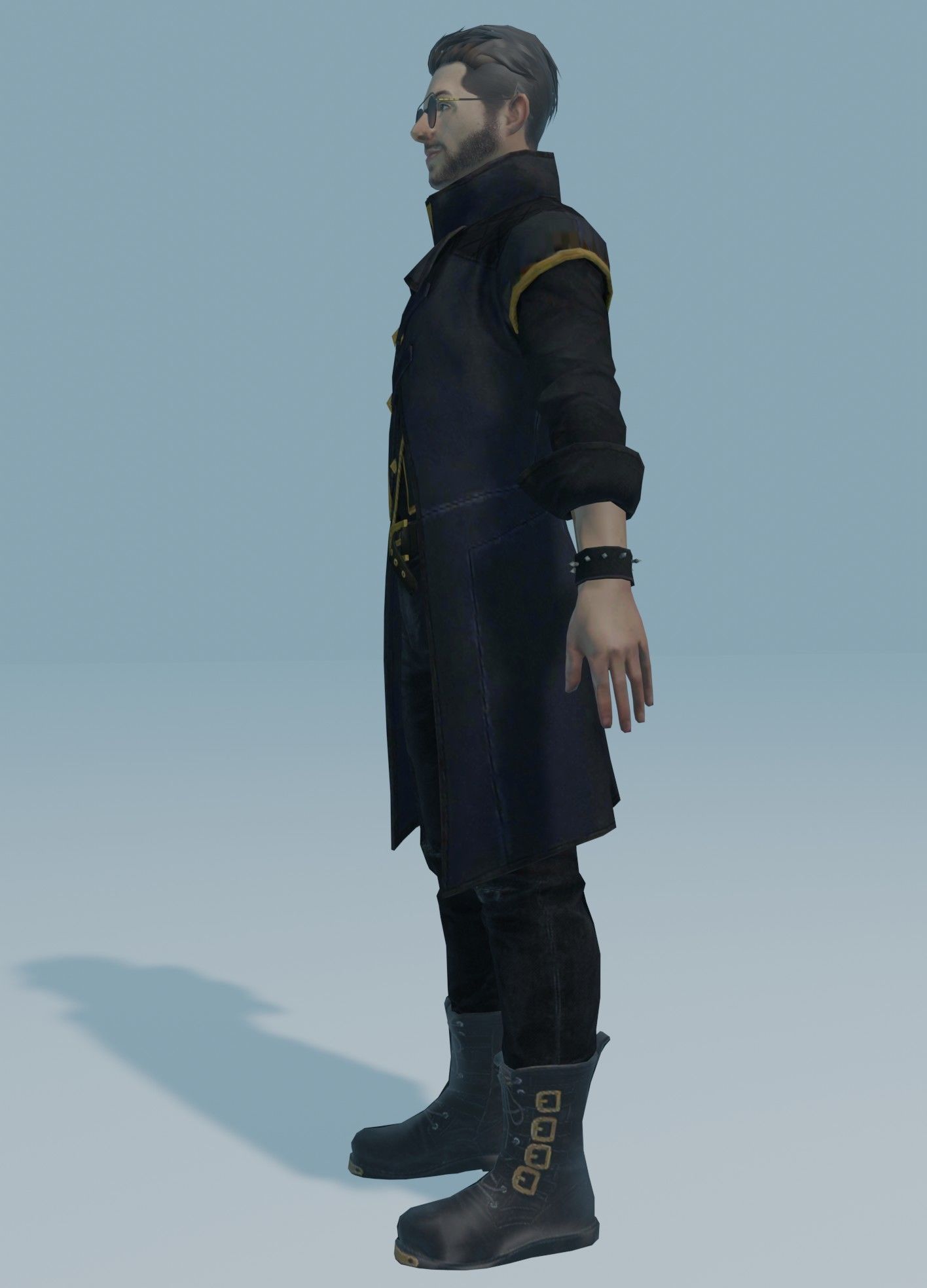 garena free fire DJalok 3d model Free low-poly 3D model_81