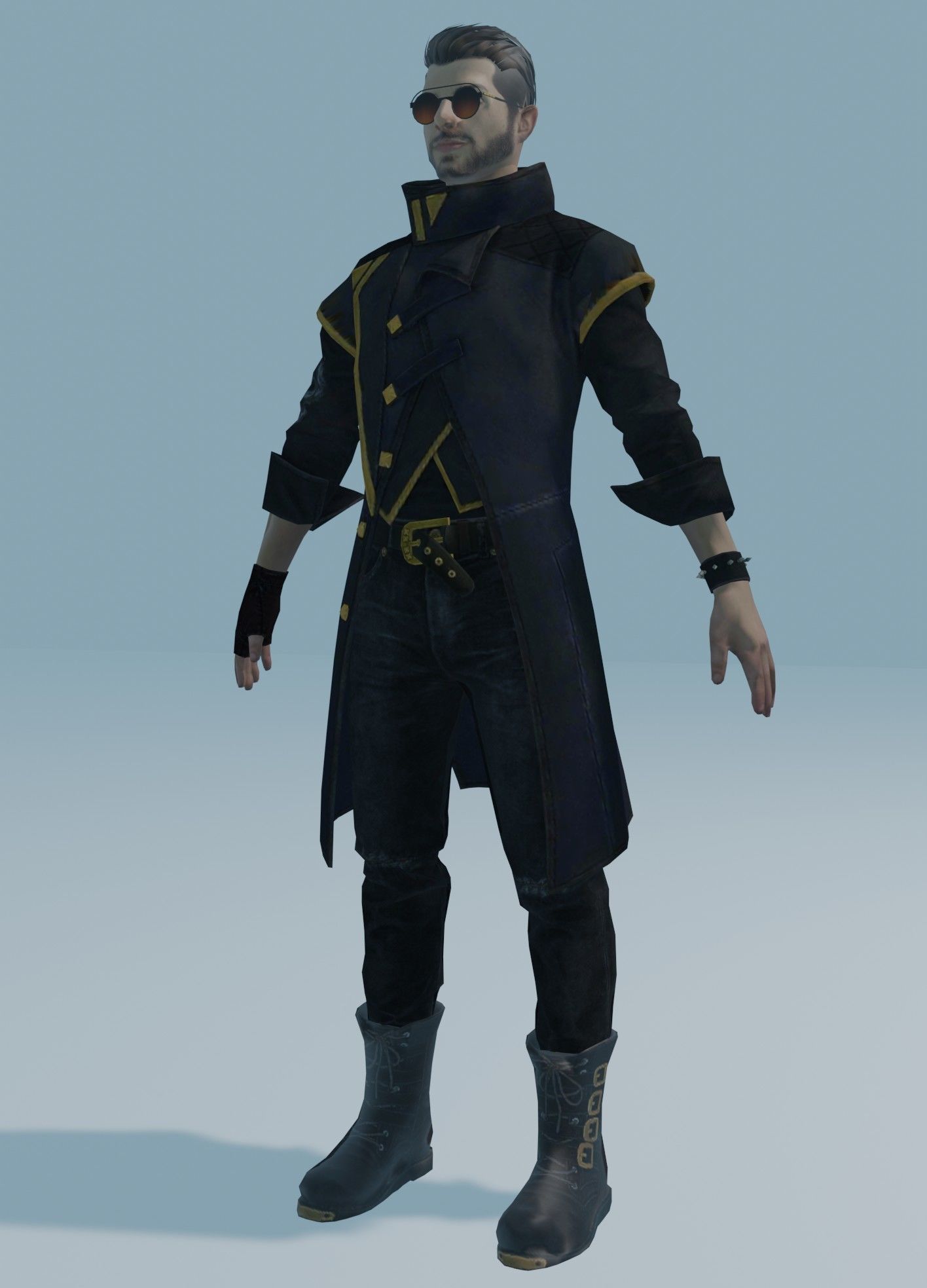 garena free fire DJalok 3d model Free low-poly 3D model_94