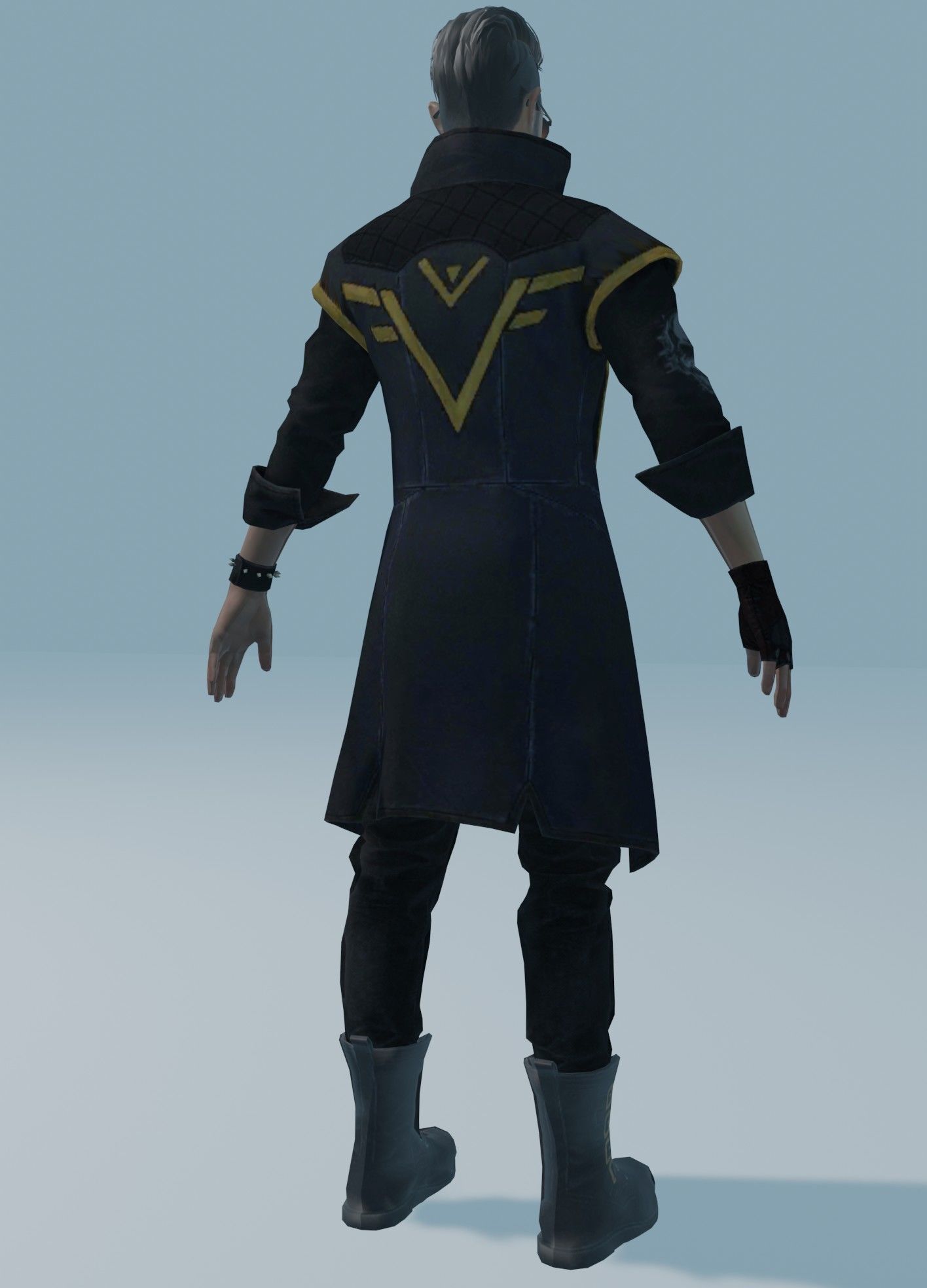 garena free fire DJalok 3d model Free low-poly 3D model_45