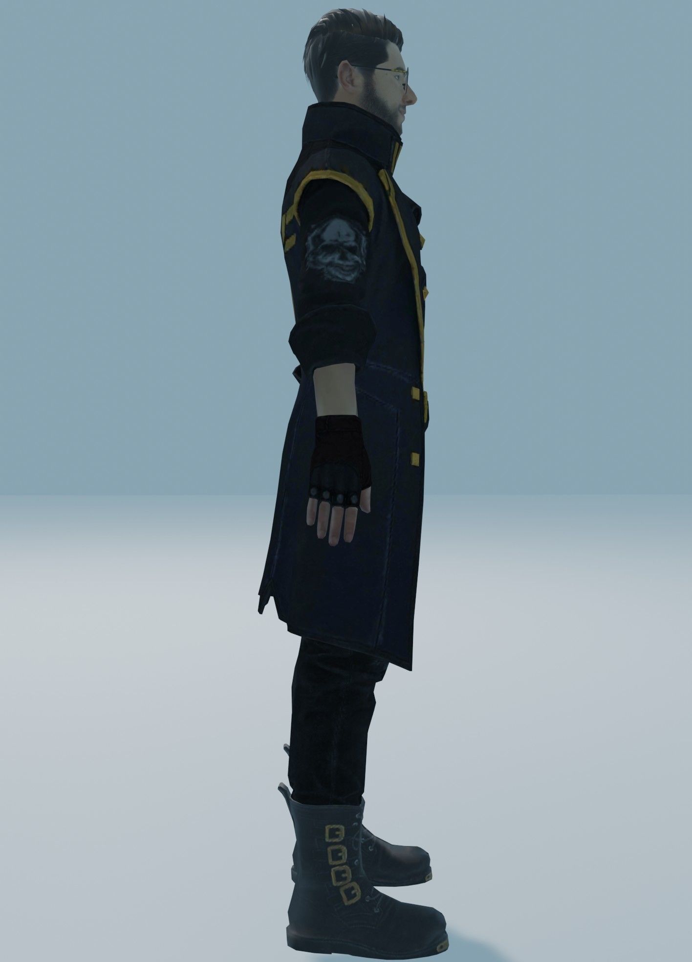 garena free fire DJalok 3d model Free low-poly 3D model_27