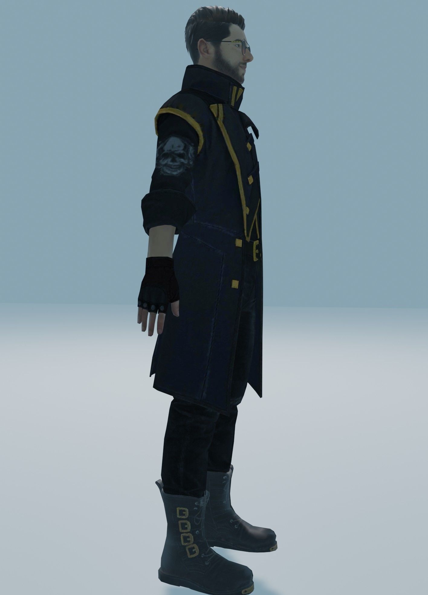 garena free fire DJalok 3d model Free low-poly 3D model_22