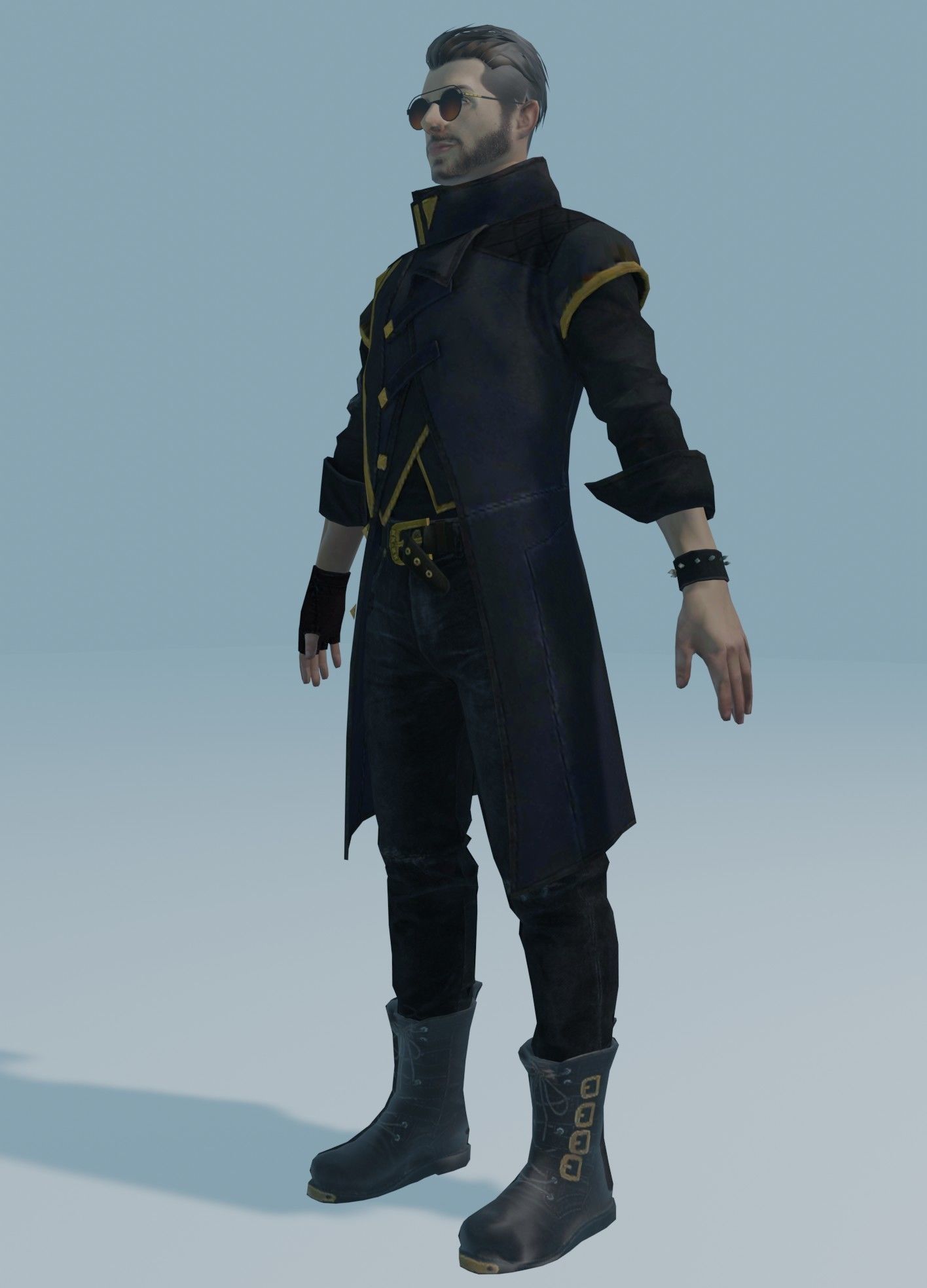 garena free fire DJalok 3d model Free low-poly 3D model_89