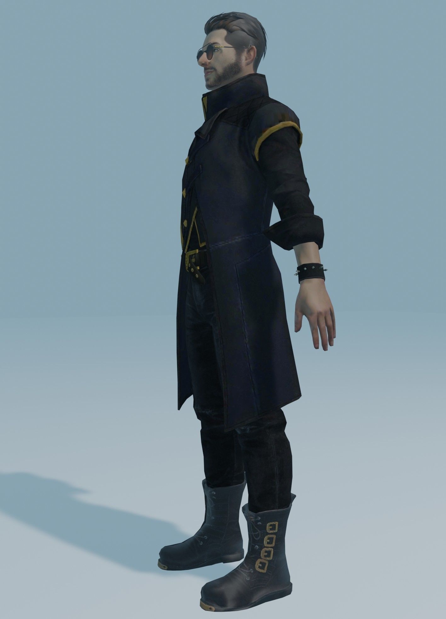 garena free fire DJalok 3d model Free low-poly 3D model_84