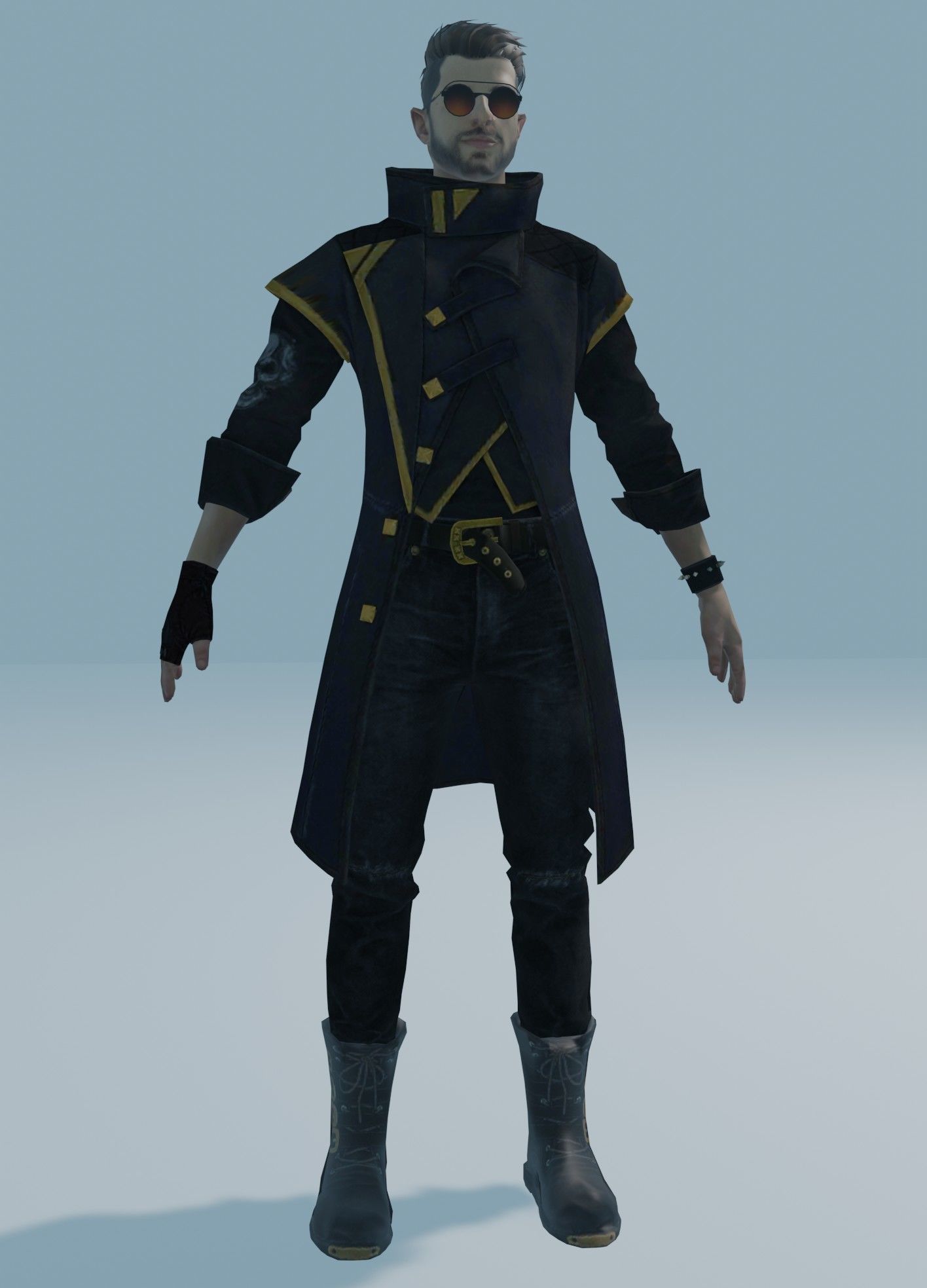 garena free fire DJalok 3d model Free low-poly 3D model_4