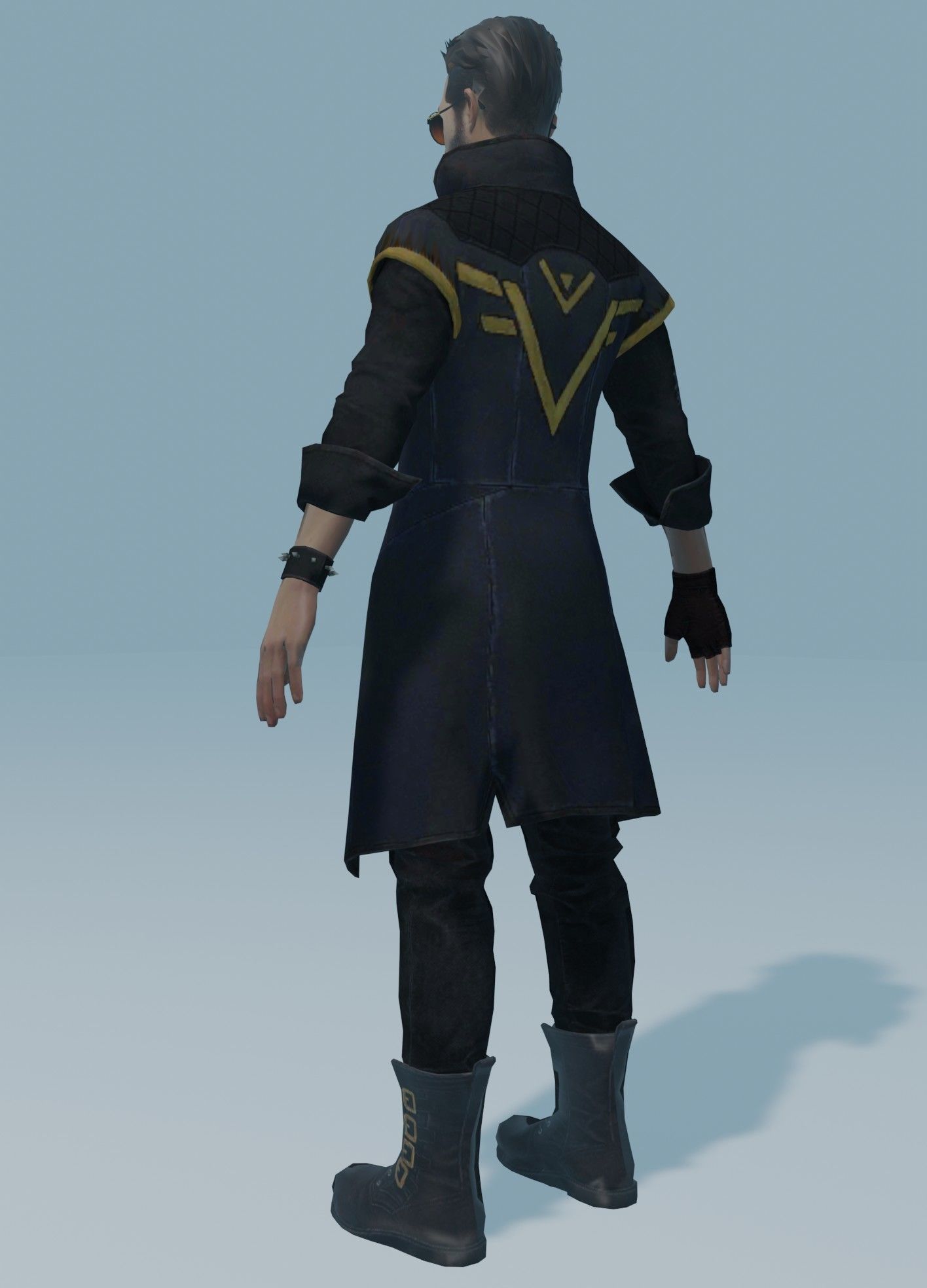 garena free fire DJalok 3d model Free low-poly 3D model_63