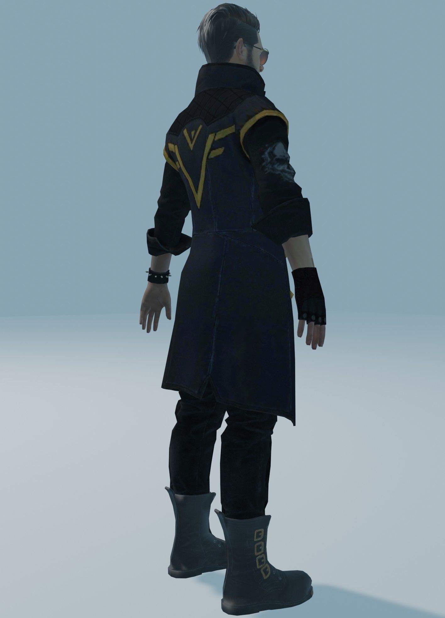 garena free fire DJalok 3d model Free low-poly 3D model_36