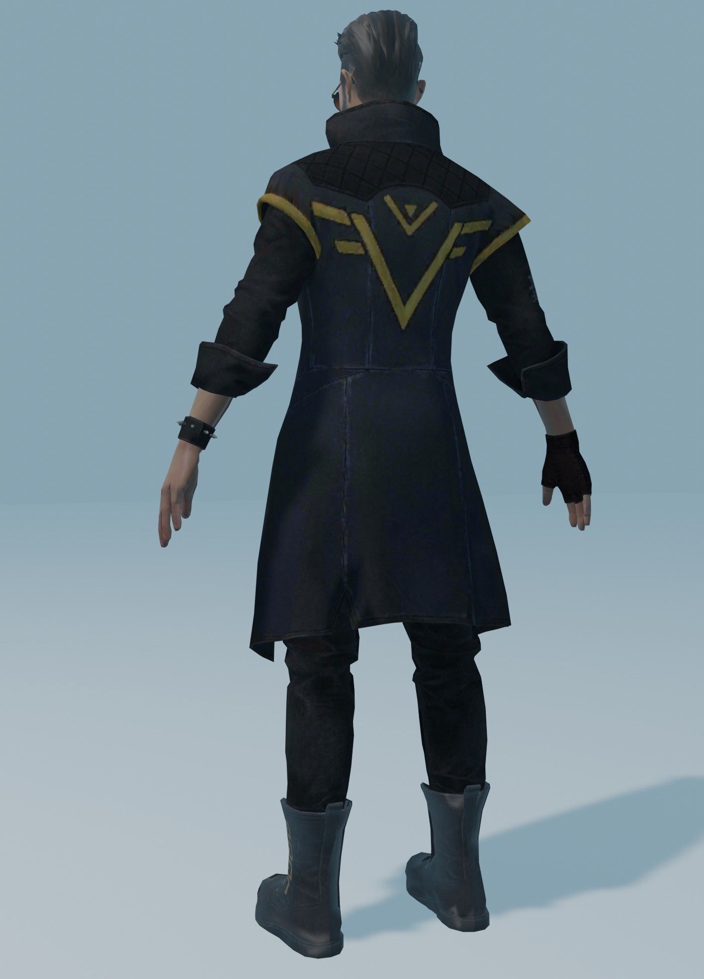 garena free fire DJalok 3d model Free low-poly 3D model_58