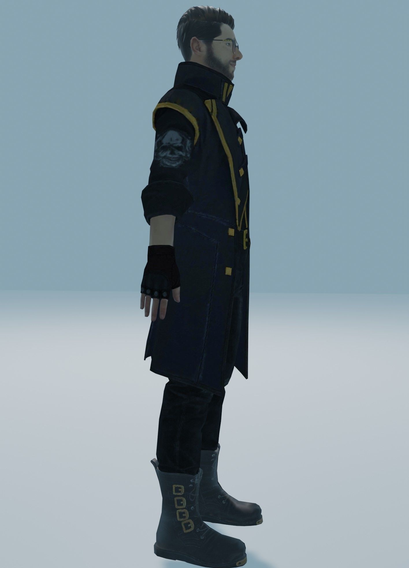 garena free fire DJalok 3d model Free low-poly 3D model_23