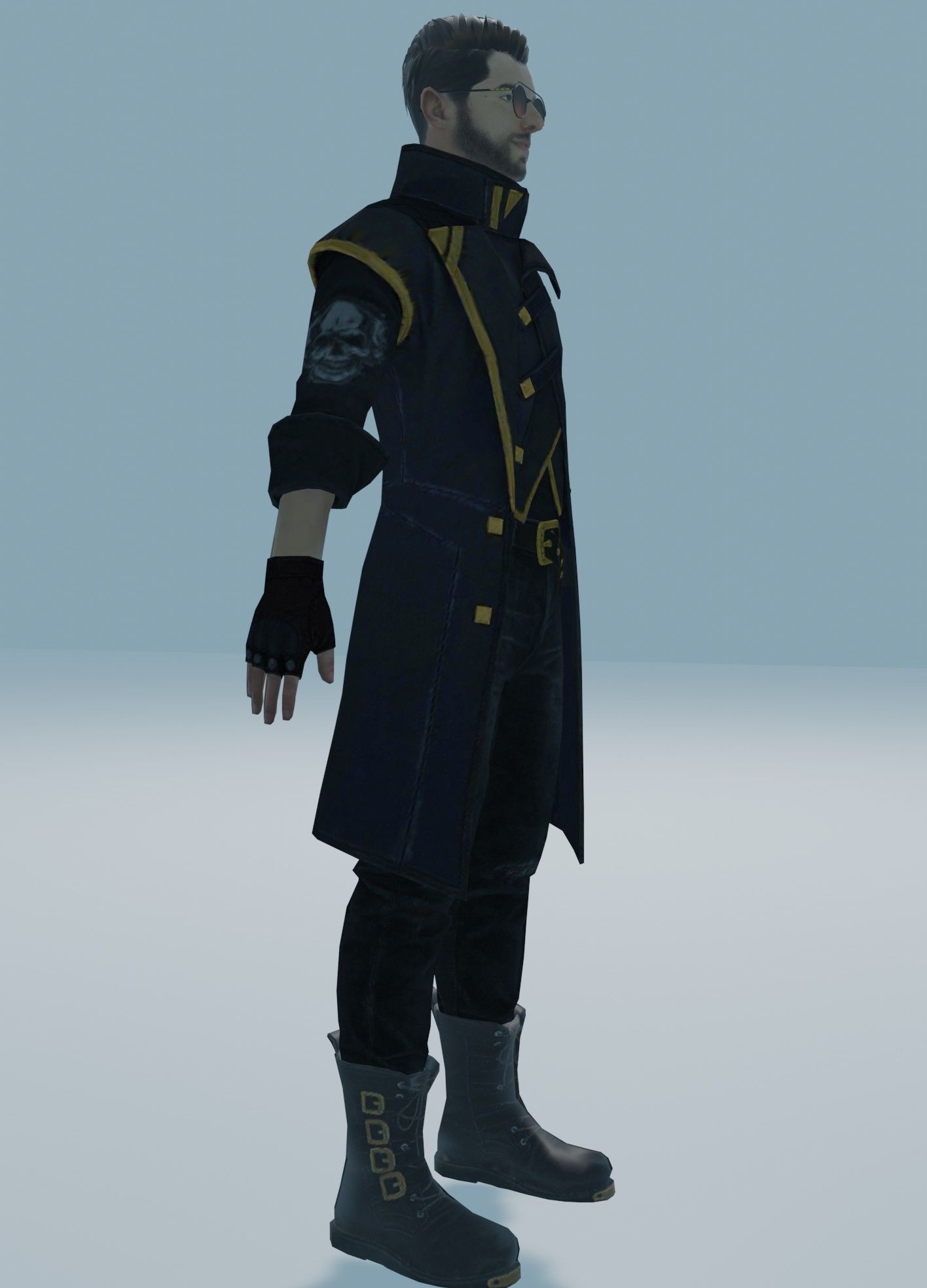 garena free fire DJalok 3d model Free low-poly 3D model_19