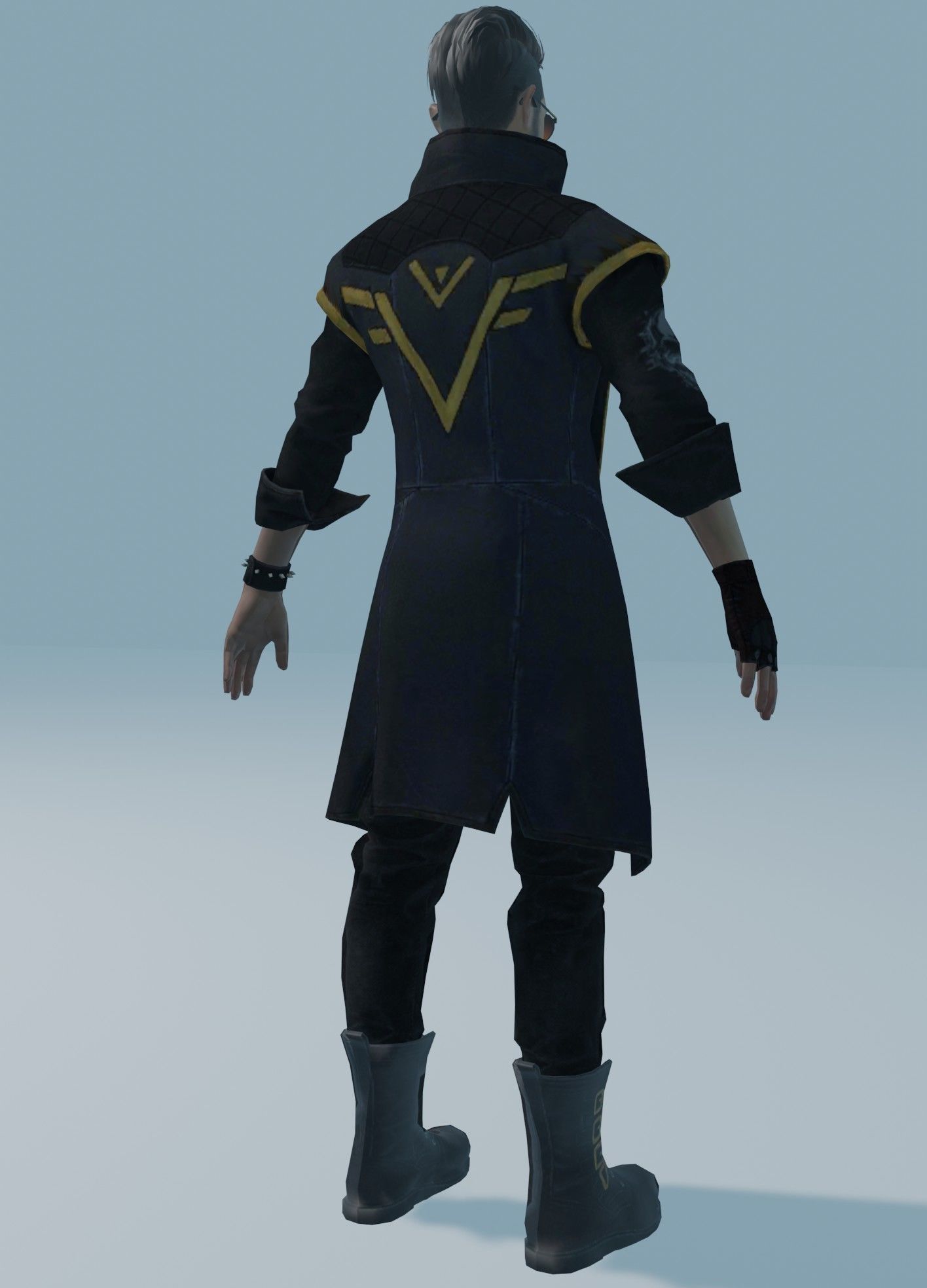 garena free fire DJalok 3d model Free low-poly 3D model_43