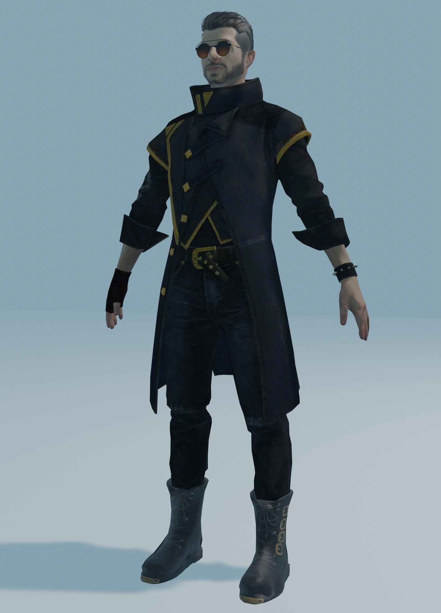 garena free fire DJalok 3d model Free low-poly 3D model_95