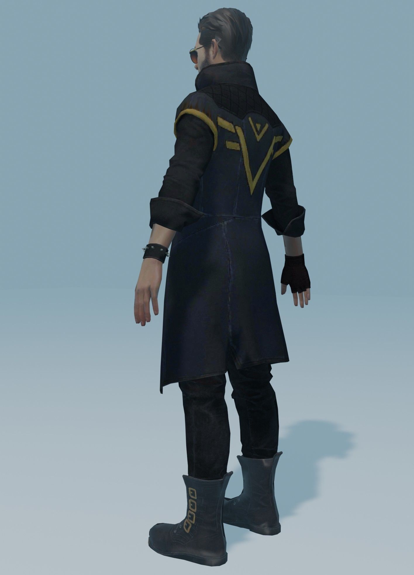 garena free fire DJalok 3d model Free low-poly 3D model_66