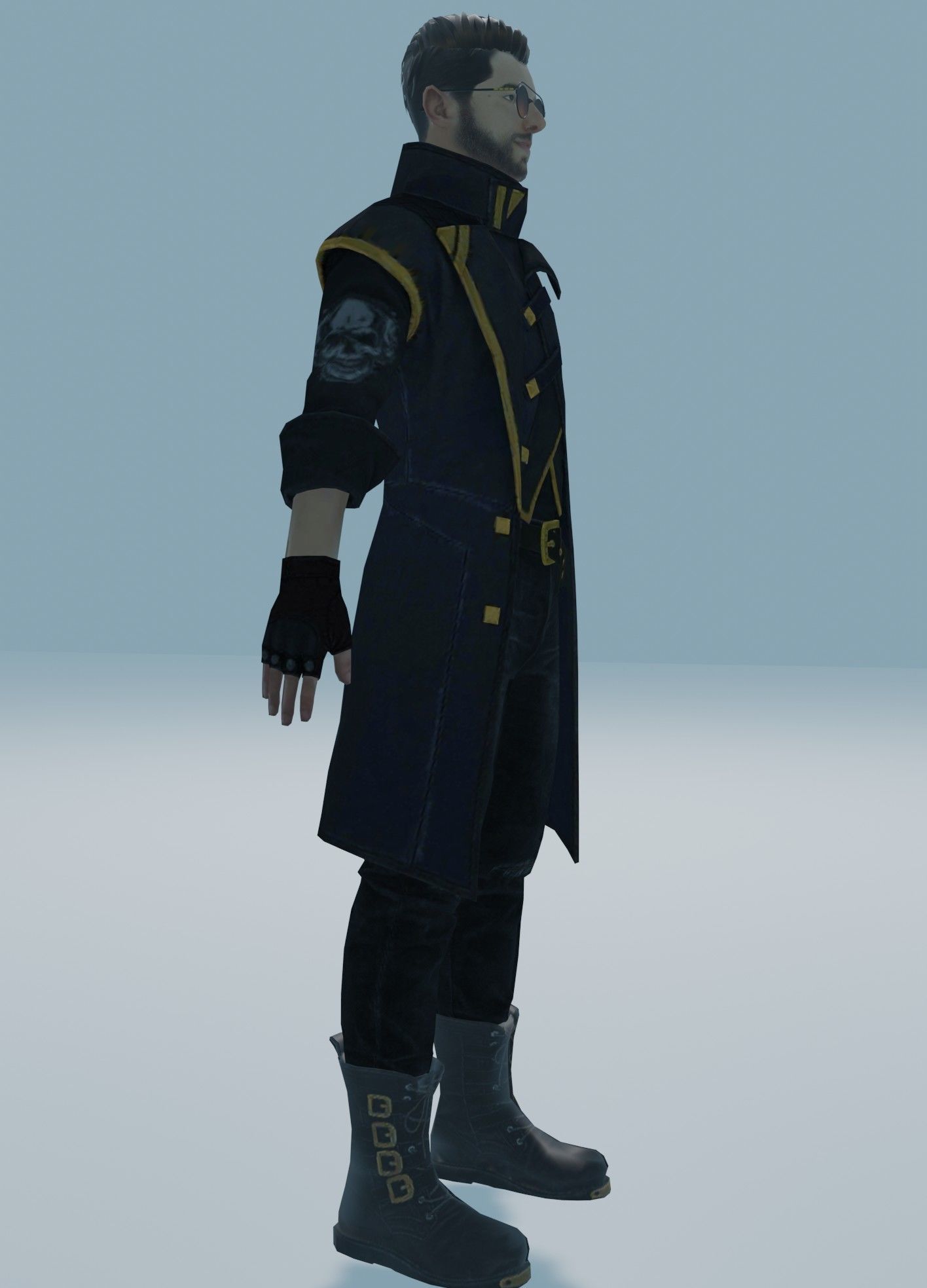 garena free fire DJalok 3d model Free low-poly 3D model_20