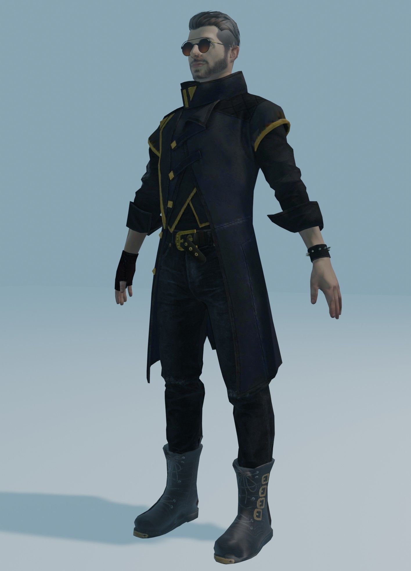 garena free fire DJalok 3d model Free low-poly 3D model_92