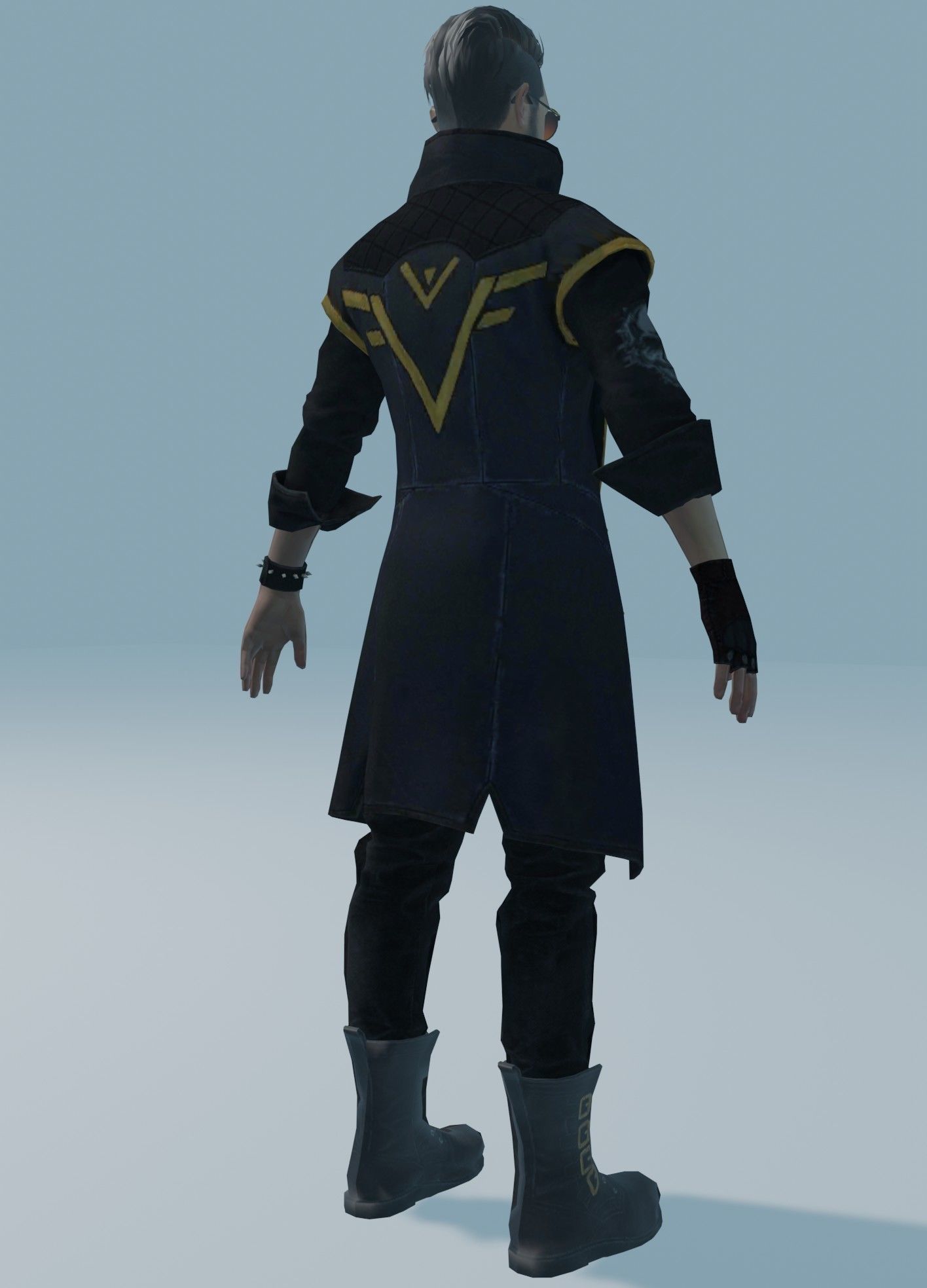 garena free fire DJalok 3d model Free low-poly 3D model_41