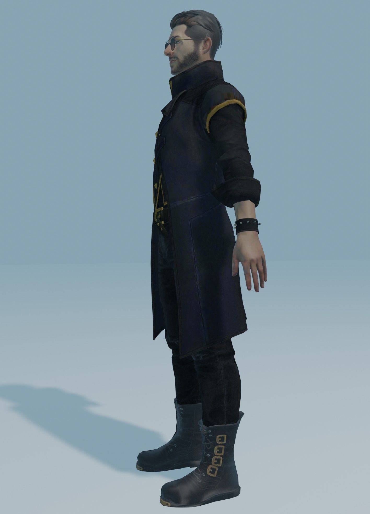 garena free fire DJalok 3d model Free low-poly 3D model_82