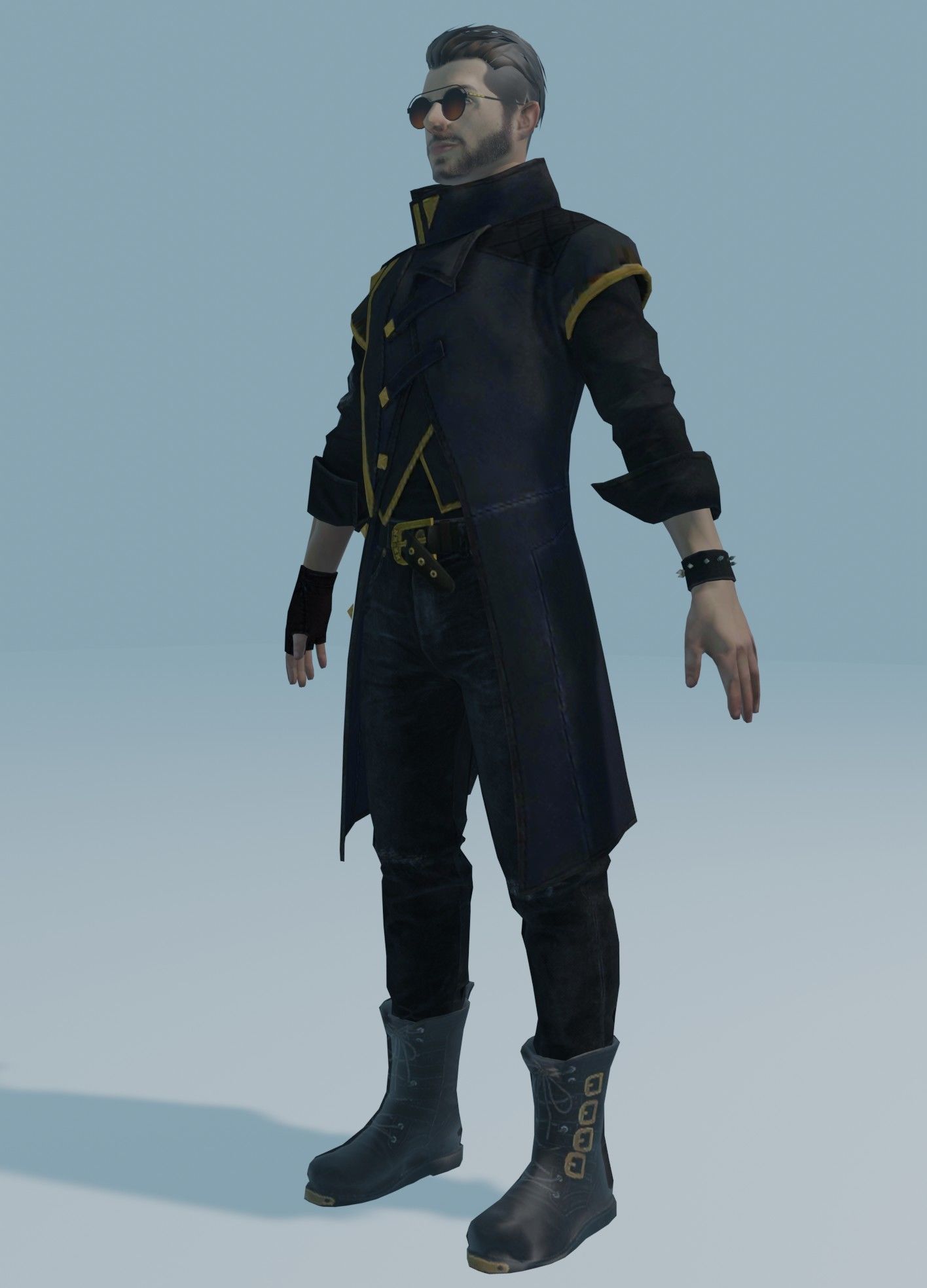 garena free fire DJalok 3d model Free low-poly 3D model_90