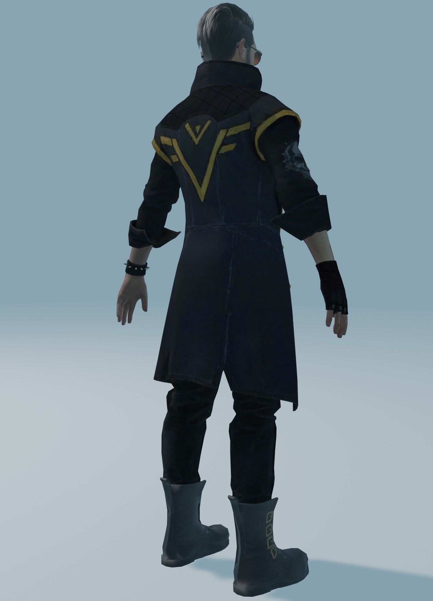 garena free fire DJalok 3d model Free low-poly 3D model_40