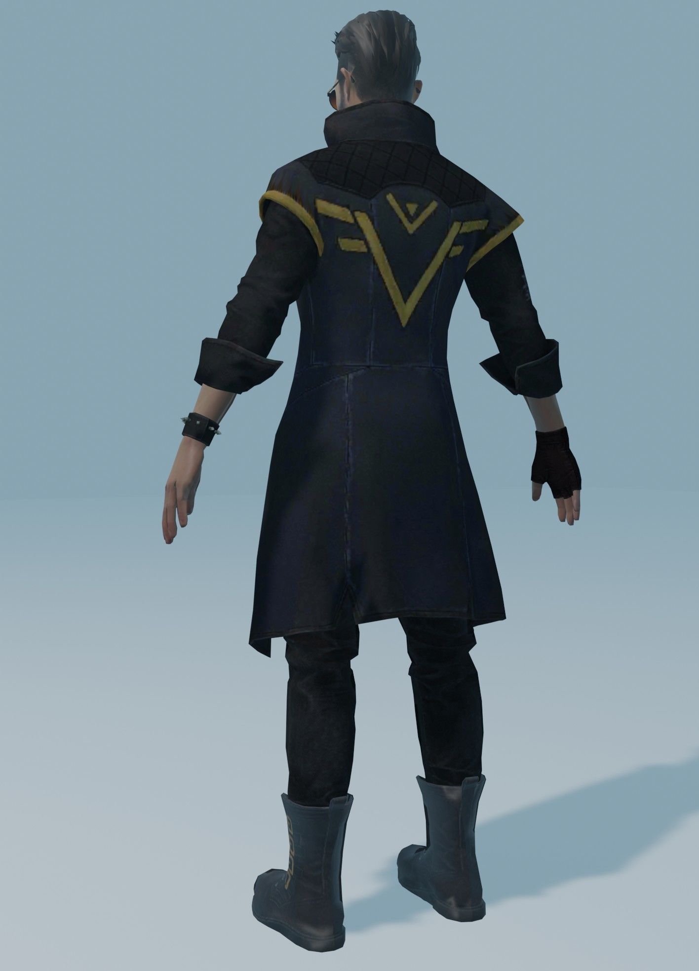 garena free fire DJalok 3d model Free low-poly 3D model_59