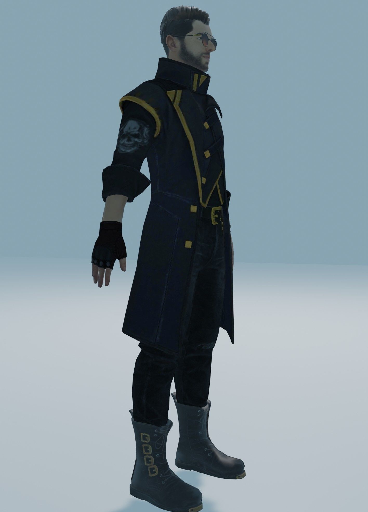 garena free fire DJalok 3d model Free low-poly 3D model_18