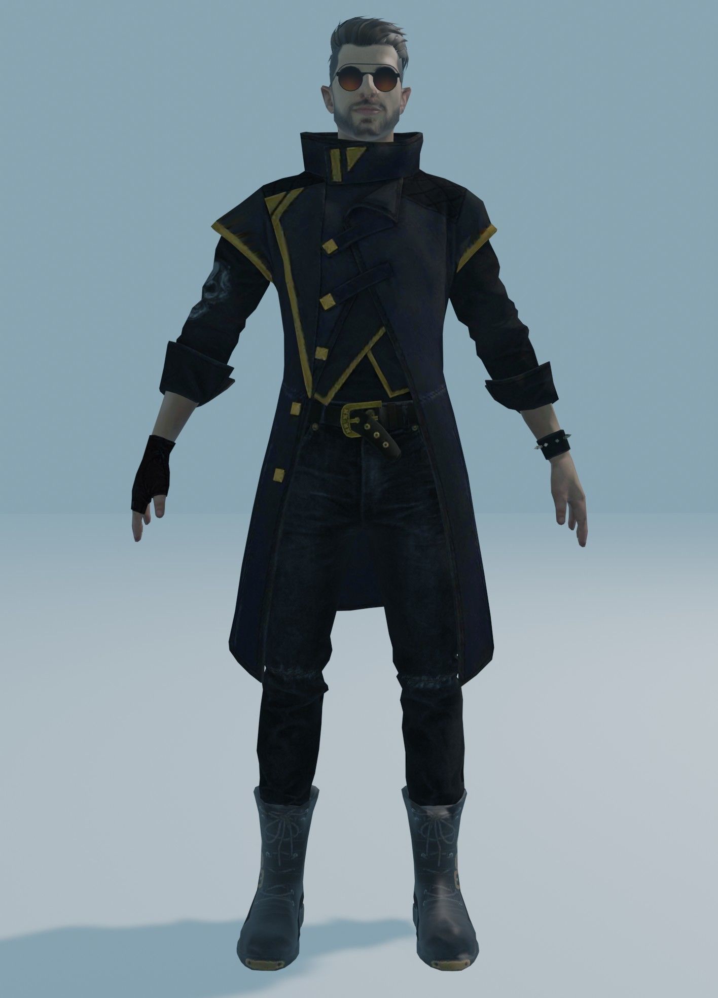 garena free fire DJalok 3d model Free low-poly 3D model_2