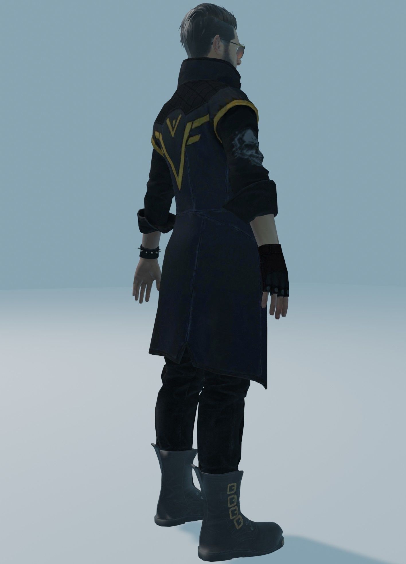 garena free fire DJalok 3d model Free low-poly 3D model_35