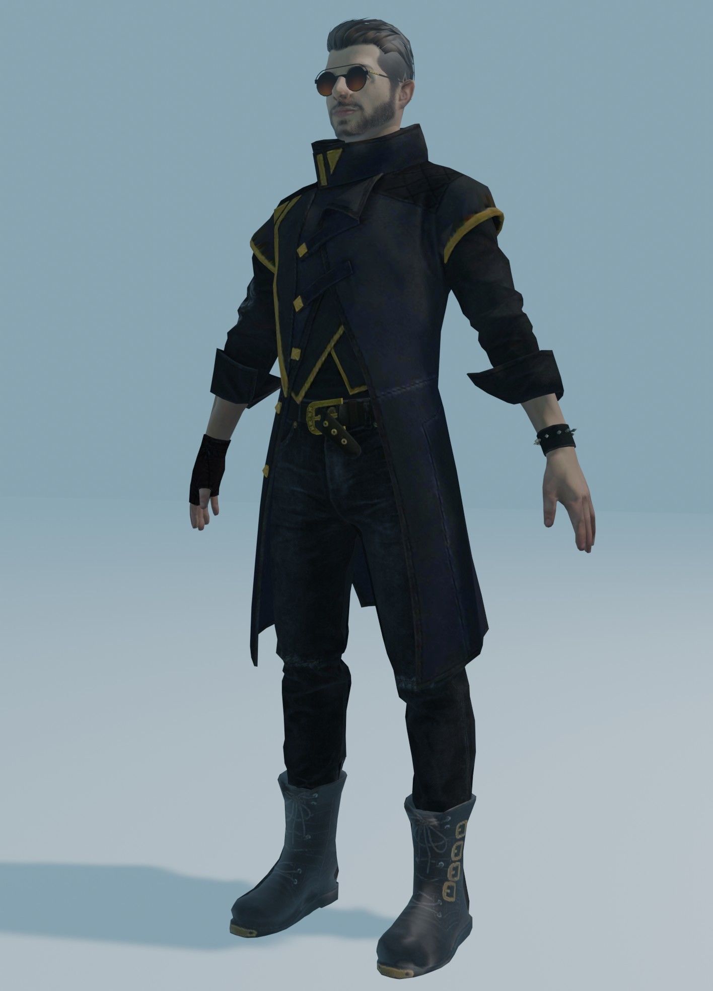 garena free fire DJalok 3d model Free low-poly 3D model_93