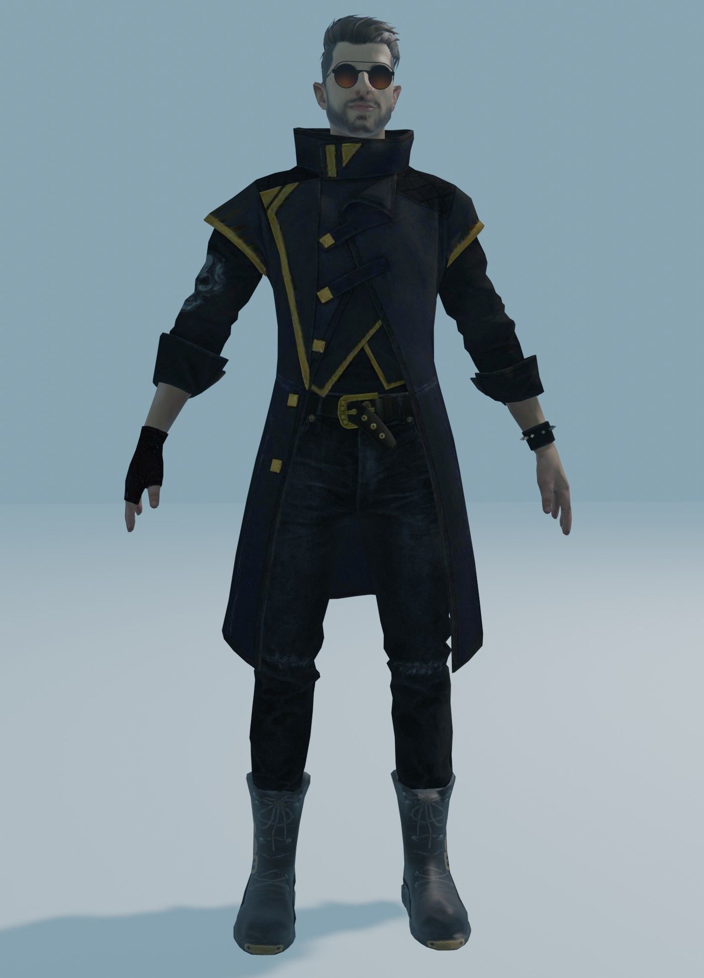 garena free fire DJalok 3d model Free low-poly 3D model_3