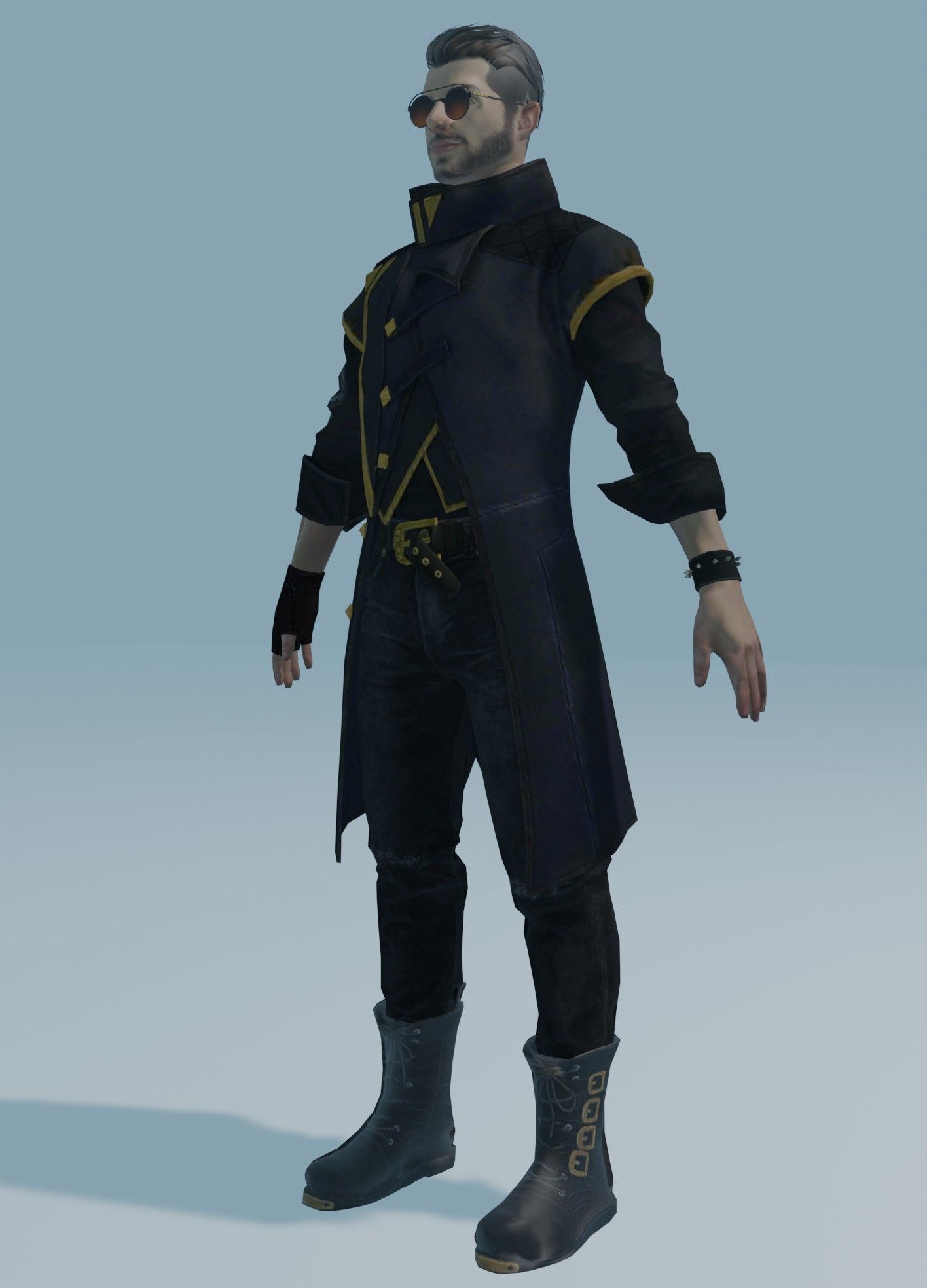 garena free fire DJalok 3d model Free low-poly 3D model_91