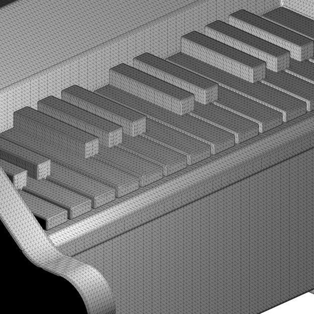 Stylish Mini Piano Toy 3D print model_3