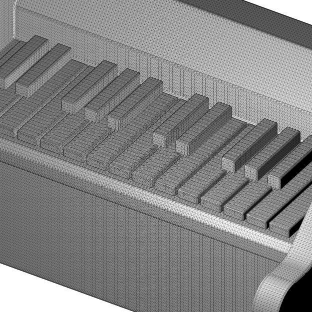 Stylish Mini Piano Toy 3D print model_2