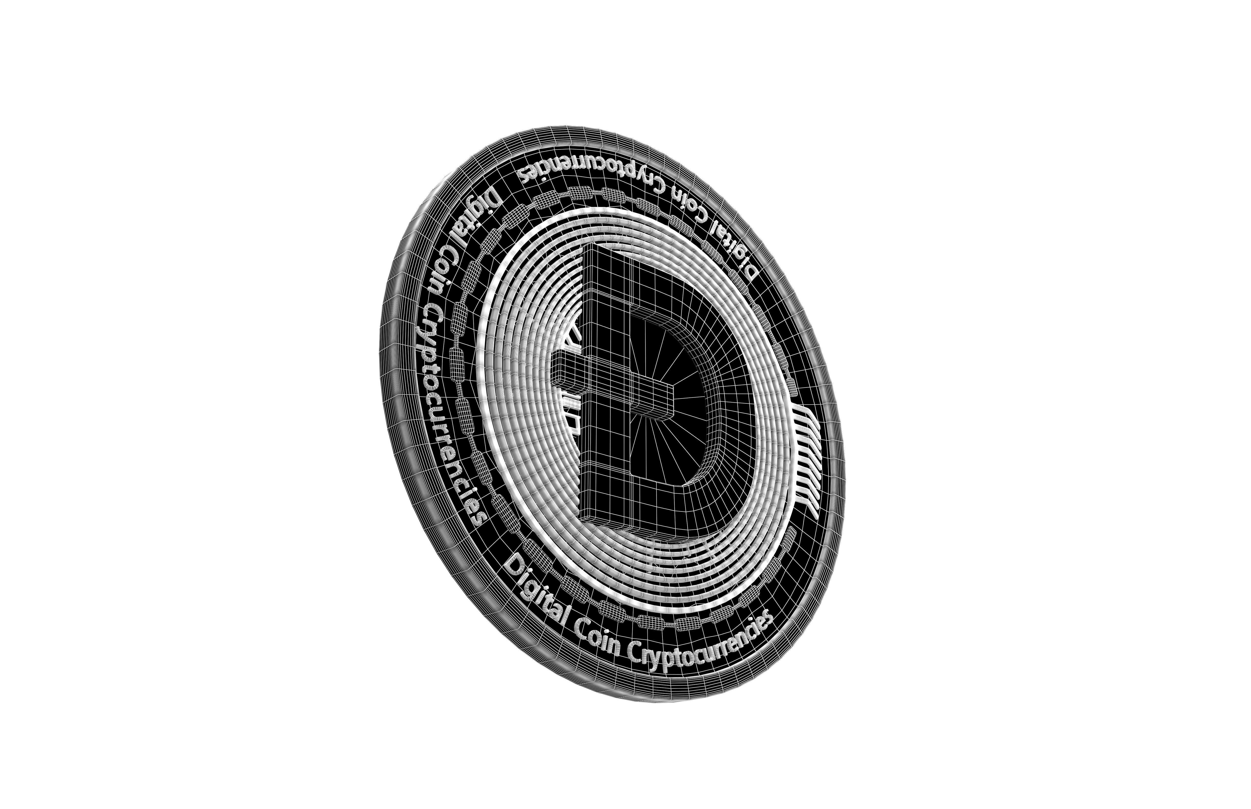 Doge Coin v5 001 3D model_8